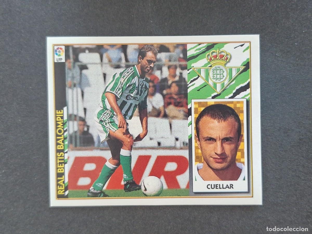 Football Stickers: L4 CUELLAR REAL BETIS COLOCA LIGA ESTE 1997 1998 97 98 NUNCA PEGADO SIN PEGAR