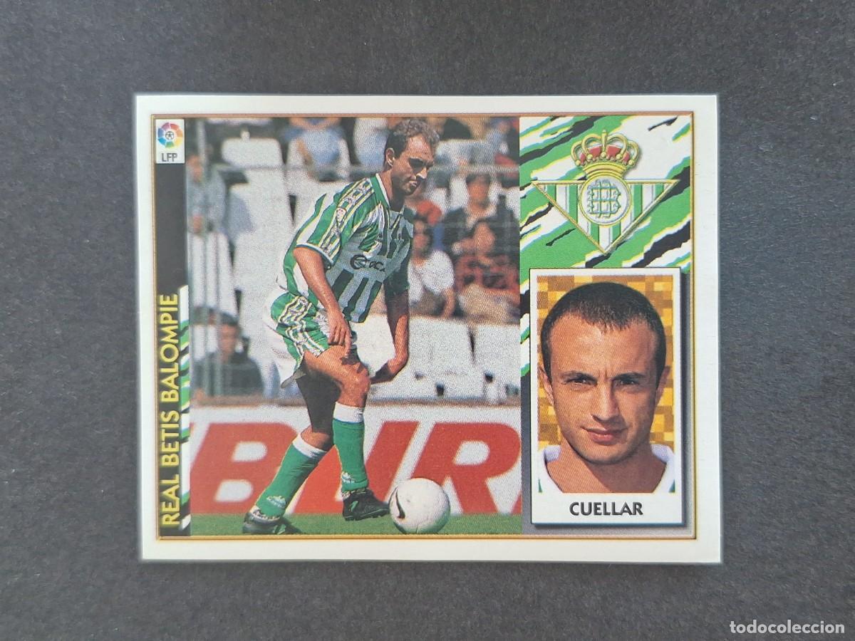 Football Stickers: L4 CUELLAR REAL BETIS COLOCA LIGA ESTE 1997 1998 97 98 NUNCA PEGADO SIN PEGAR