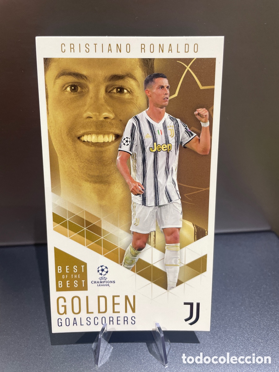 Football Stickers: Cristiano Ronaldo 91 Golden Goalscorers Best of the Best UCL 2020-21 Topps Juventus