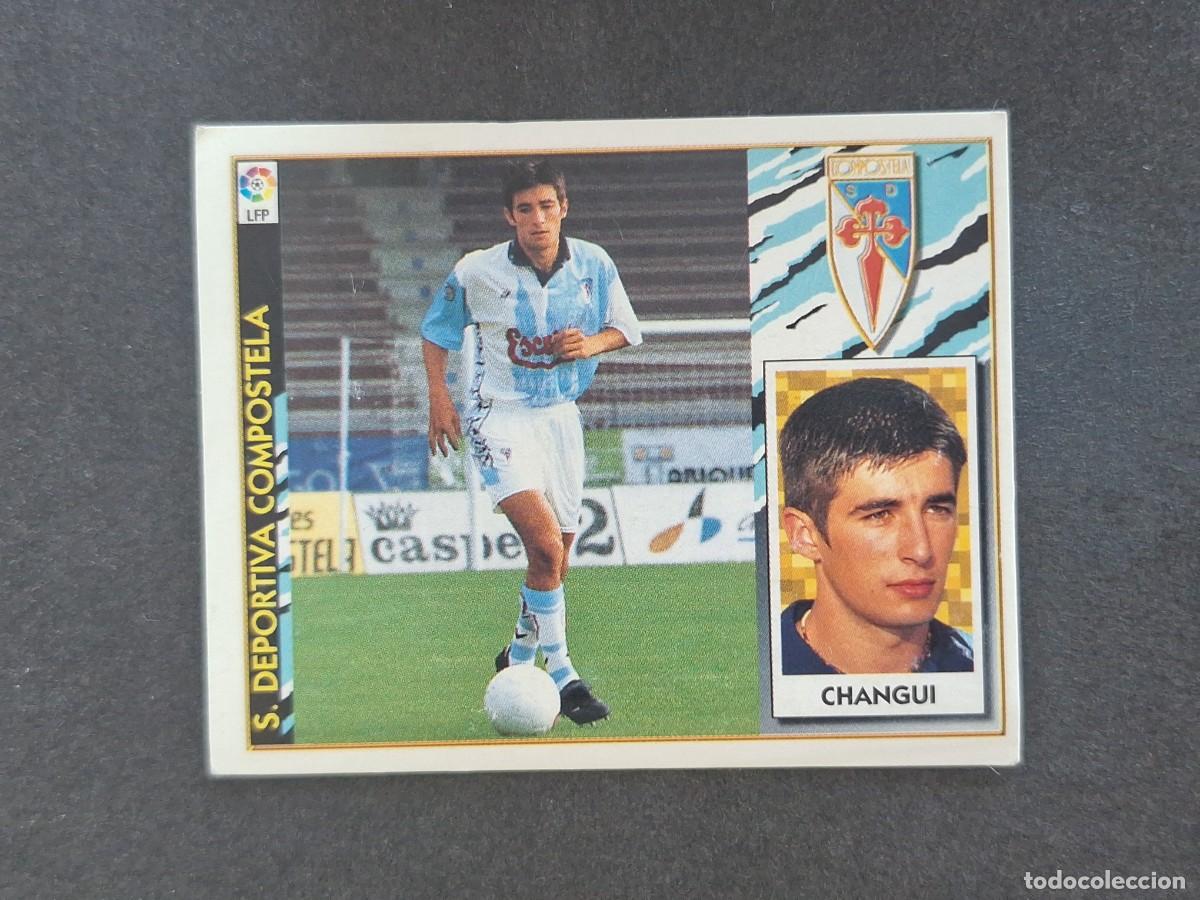 Football Stickers: L4 CHANGUI S. D. COMPOSTELA COLOCA LIGA ESTE 1997 1998 97 98 NUNCA PEGADO SIN PEGAR