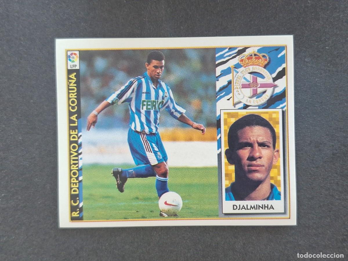 Football Stickers: L4 DJALMINHA DEPORTIVO DE LA CORU&Ntilde;A COLOCA LIGA ESTE 1997 1998 97 98 NUNCA PEGADO SIN PEGAR