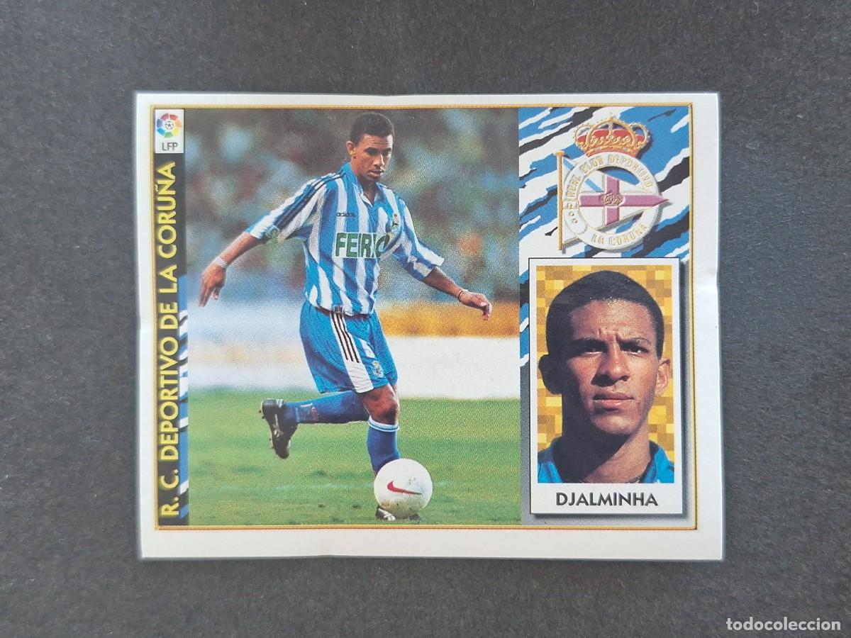 Football Stickers: L4 DJALMINHA DEPORTIVO DE LA CORU&Ntilde;A COLOCA LIGA ESTE 1997 1998 97 98 NUNCA PEGADO SIN PEGAR