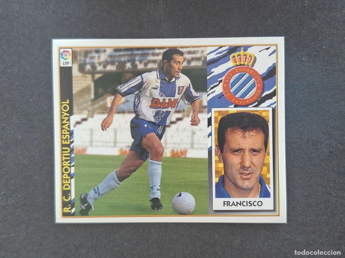 Football Stickers: L4 FRANCISCO R. C. D. ESPA&Ntilde;OL COLOCA LIGA ESTE 1997 1998 97 98 NUNCA PEGADO SIN PEGAR