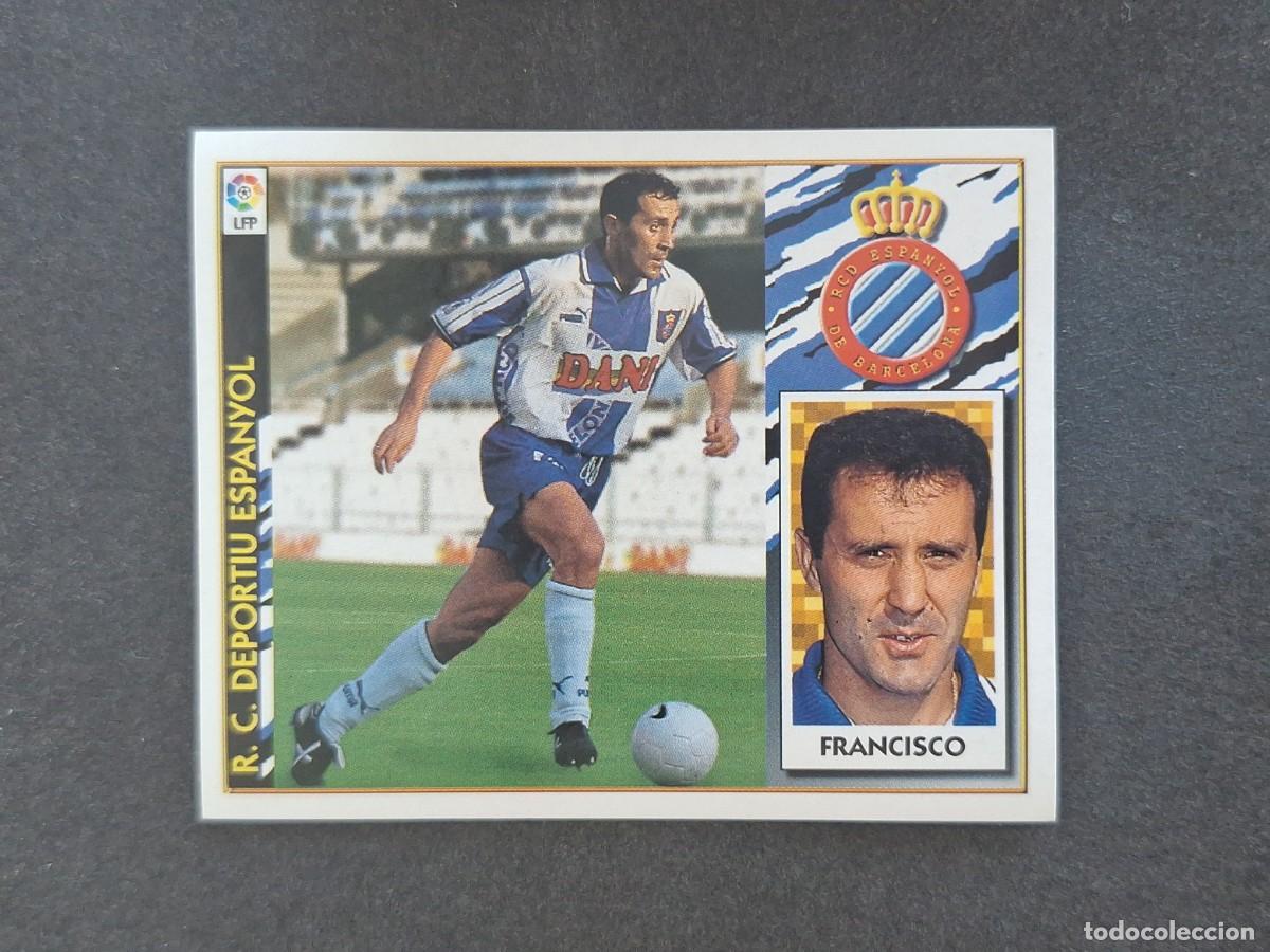 Football Stickers: L4 FRANCISCO R. C. D. ESPA&Ntilde;OL COLOCA LIGA ESTE 1997 1998 97 98 NUNCA PEGADO SIN PEGAR