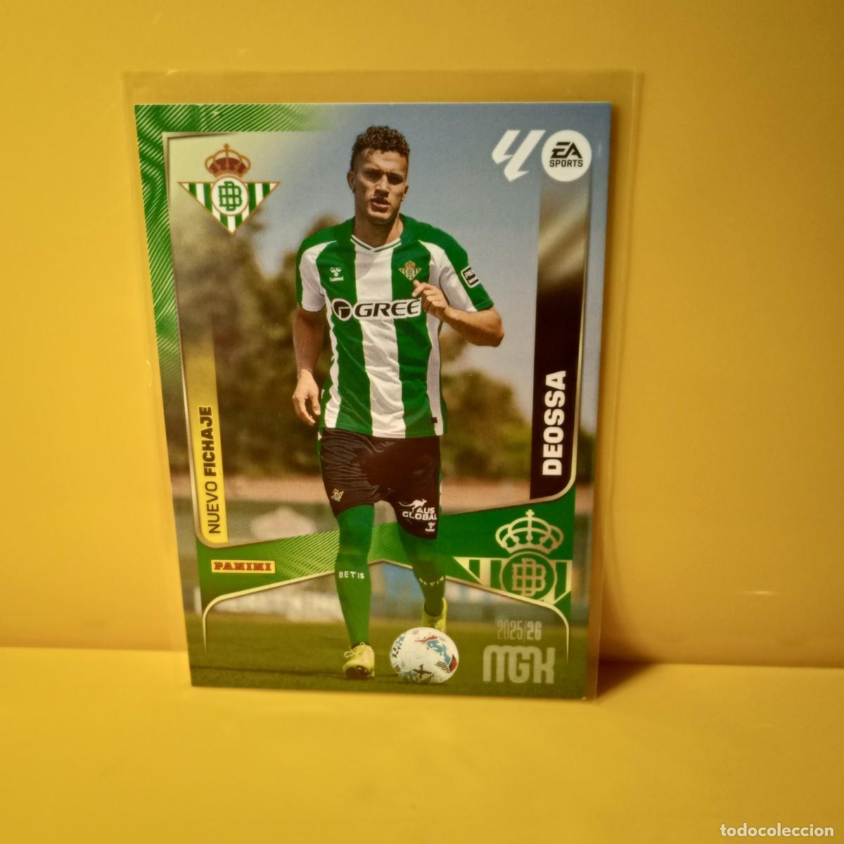Football Stickers: MEGACRACKS 2025 2026 25 26 (NUEVO FICHAJE) 2&ordf; EDICI&Oacute;N REAL BETIS DEOSSA 469