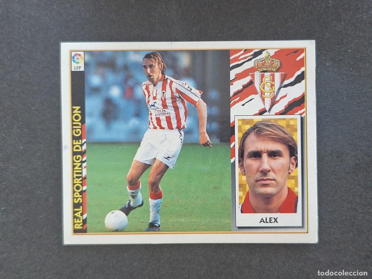 Football Stickers: L4 ALEX SPORTING DE GIJON COLOCA LIGA ESTE 1997 1998 97 98 NUNCA PEGADO SIN PEGAR