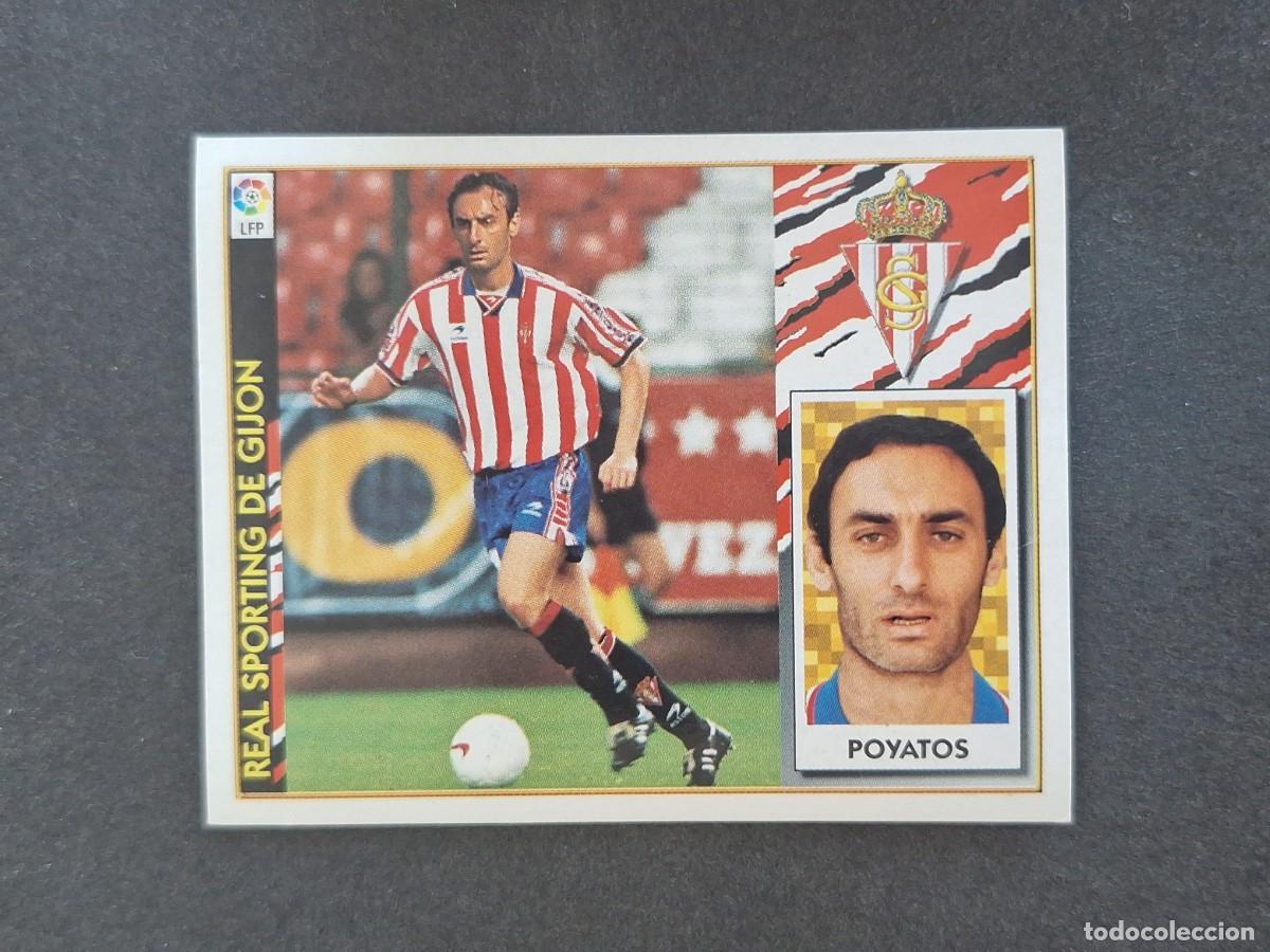 Football Stickers: L4 POYATOS SPORTING DE GIJON COLOCA LIGA ESTE 1997 1998 97 98 NUNCA PEGADO SIN PEGAR