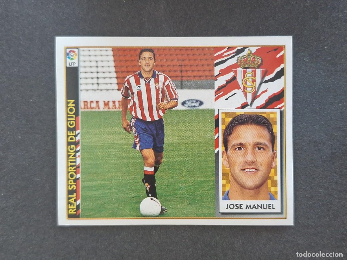 Fu&szlig;ball-Sticker: L4 JOSE MANUEL SPORTING DE GIJON COLOCA LIGA ESTE 1997 1998 97 98 NUNCA PEGADO SIN PEGAR