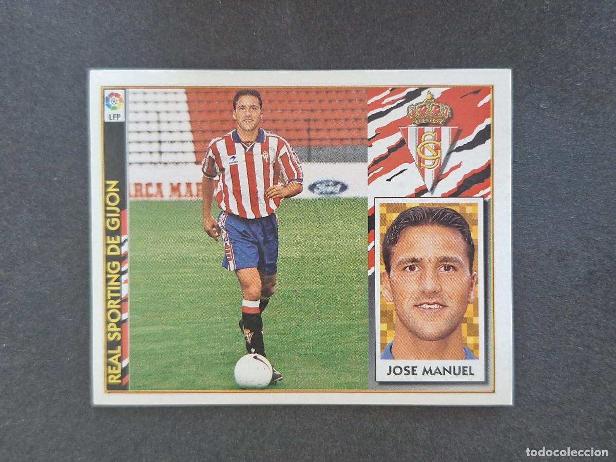 Fu&szlig;ball-Sticker: L4 JOSE MANUEL SPORTING DE GIJON COLOCA LIGA ESTE 1997 1998 97 98 NUNCA PEGADO SIN PEGAR