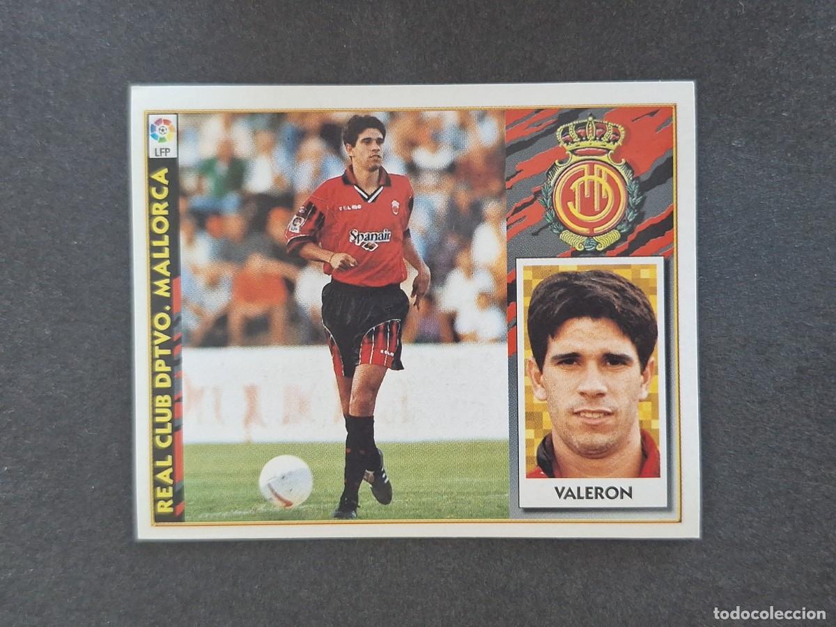 Cromos de f&uacute;tbol: L4 VALERON R. C. D. MALLORCA COLOCA LIGA ESTE 1997 1998 97 98 NUNCA PEGADO SIN PEGAR