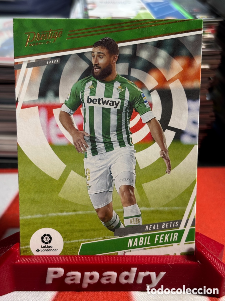 Cromos de f&uacute;tbol: 2020-21 Panini Chronicles Prestige La Liga #19 Nabil Fekir Real Betis