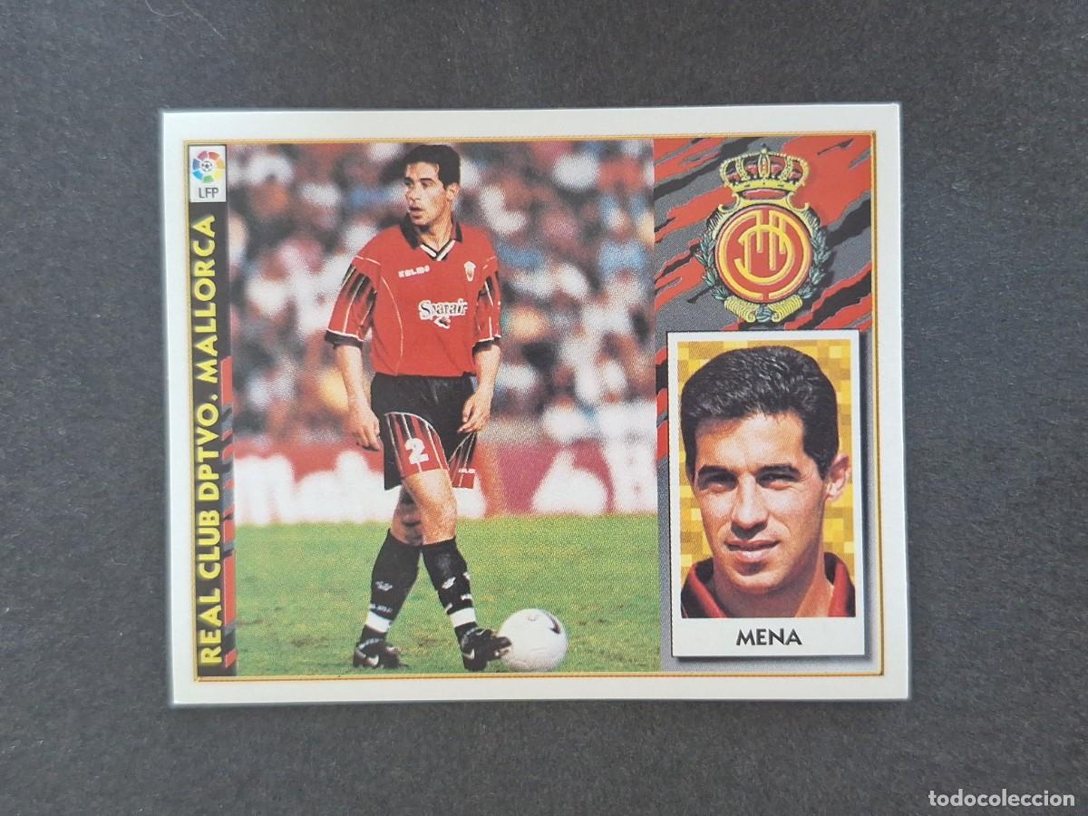Cromos de f&uacute;tbol: L4 MENA R. C. D. MALLORCA COLOCA LIGA ESTE 1997 1998 97 98 NUNCA PEGADO SIN PEGAR