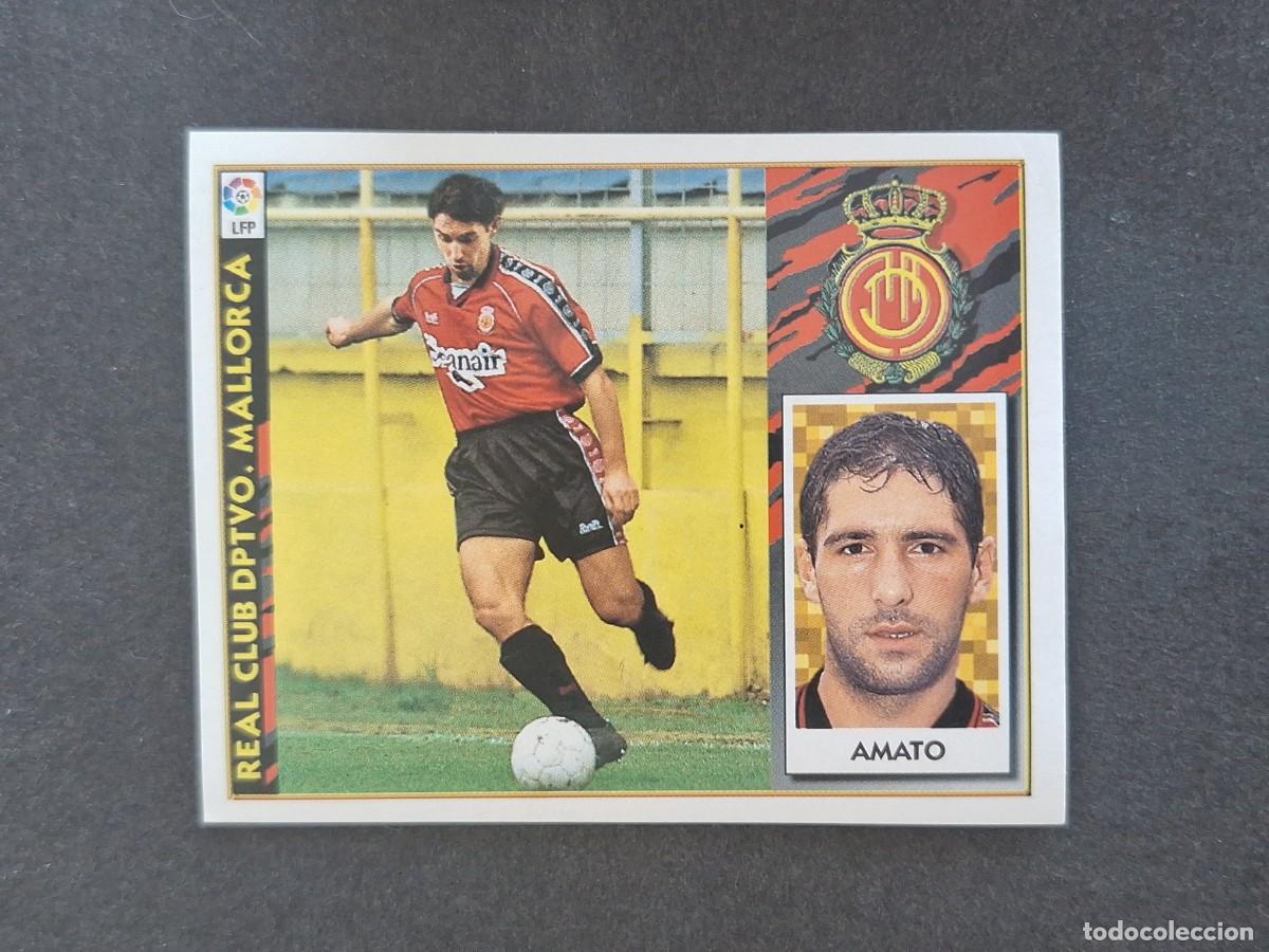Cromos de f&uacute;tbol: L4 AMATO R. C. D. MALLORCA COLOCA LIGA ESTE 1997 1998 97 98 NUNCA PEGADO SIN PEGAR