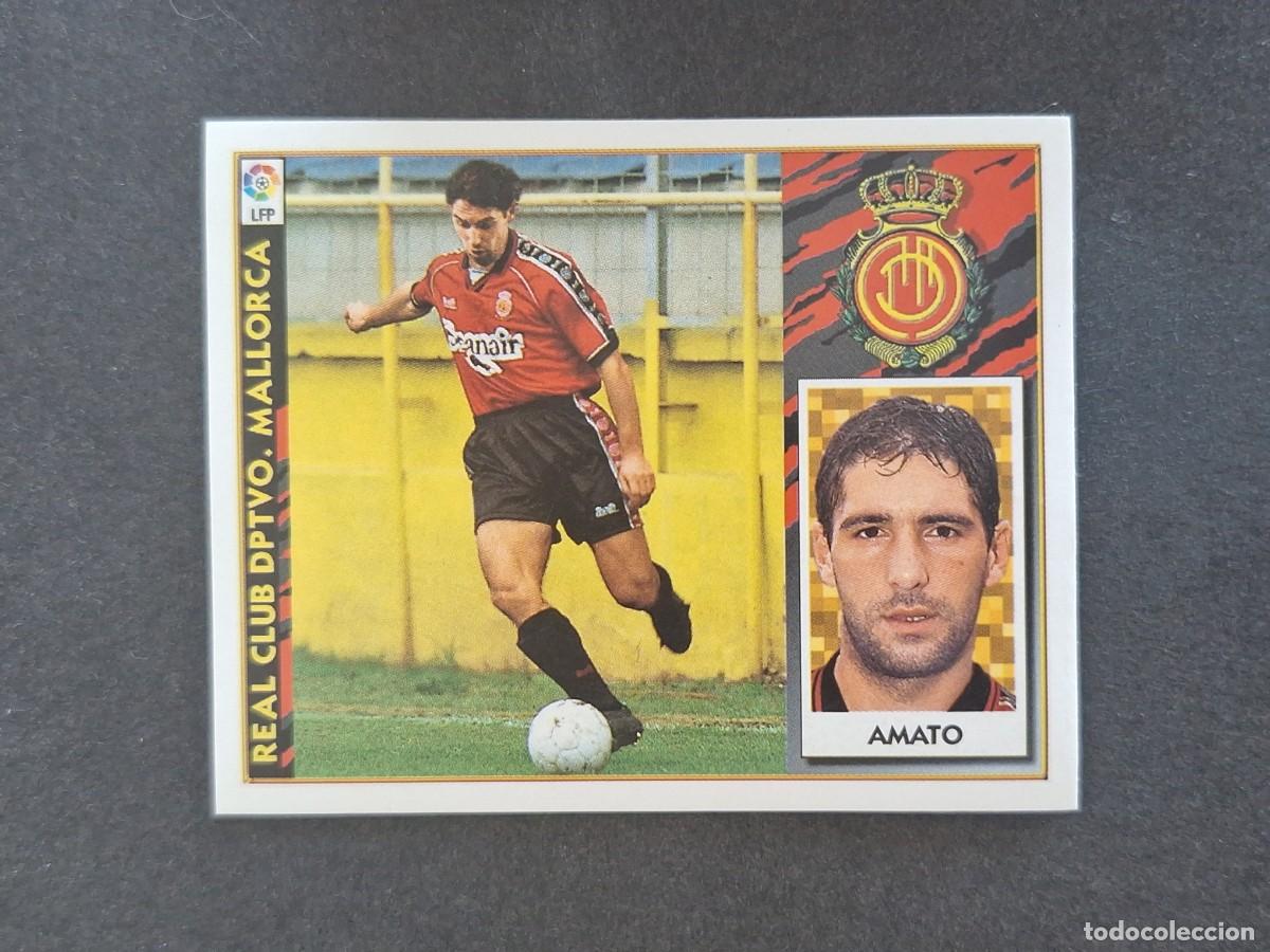 Cromos de f&uacute;tbol: L4 AMATO R. C. D. MALLORCA COLOCA LIGA ESTE 1997 1998 97 98 NUNCA PEGADO SIN PEGAR
