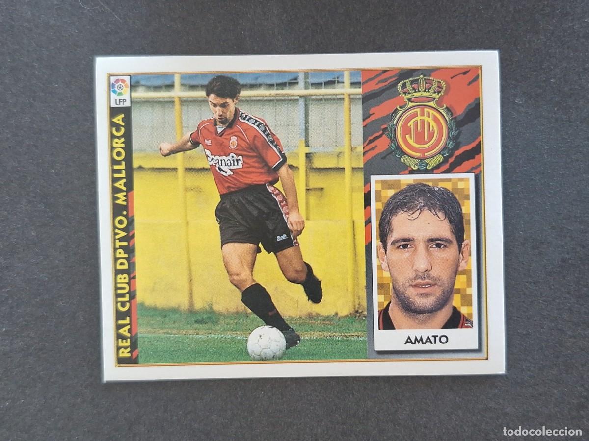 Cromos de f&uacute;tbol: L4 AMATO R. C. D. MALLORCA COLOCA LIGA ESTE 1997 1998 97 98 NUNCA PEGADO SIN PEGAR