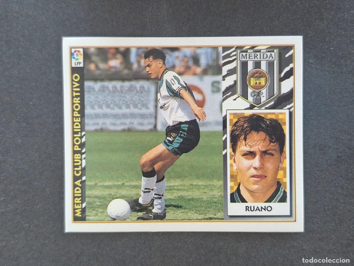 Football Stickers: L4 RUANO MERIDA C. P. COLOCA LIGA ESTE 1997 1998 97 98 NUNCA PEGADO SIN PEGAR