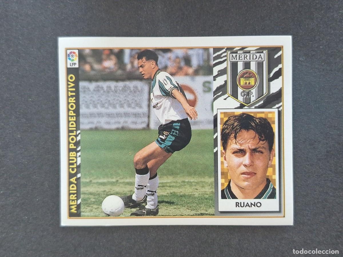 Football Stickers: L4 RUANO MERIDA C. P. COLOCA LIGA ESTE 1997 1998 97 98 NUNCA PEGADO SIN PEGAR