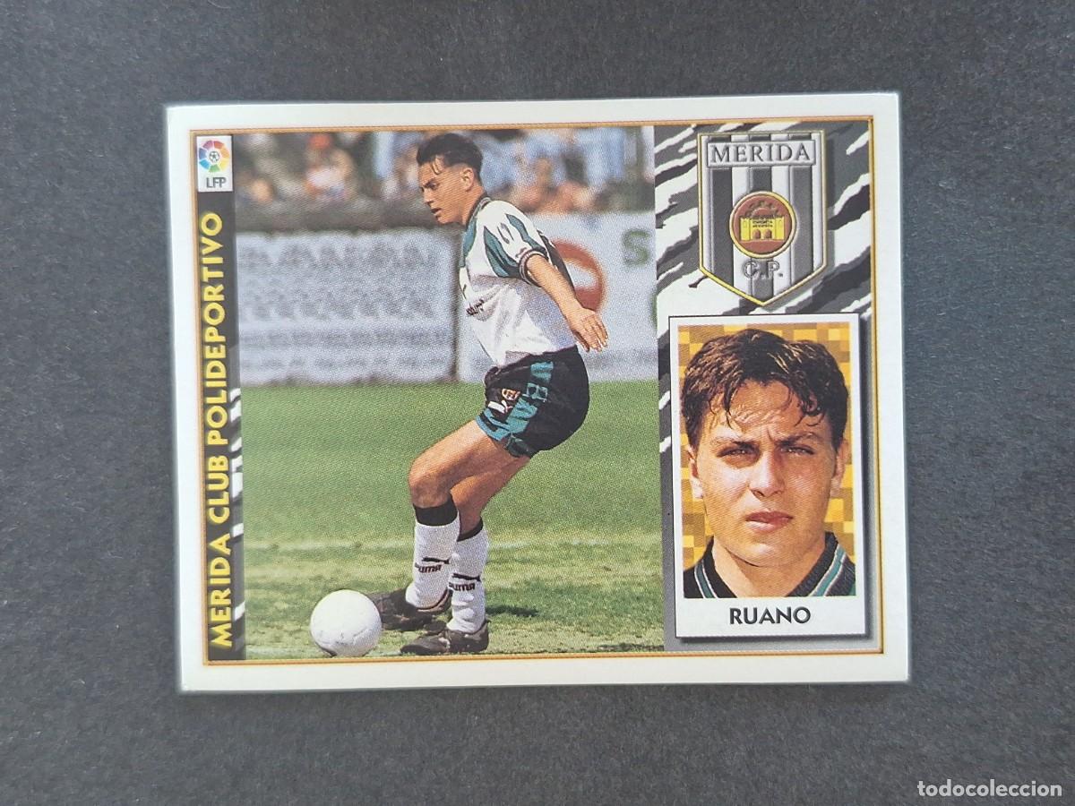 Football Stickers: L4 RUANO MERIDA C. P. COLOCA LIGA ESTE 1997 1998 97 98 NUNCA PEGADO SIN PEGAR