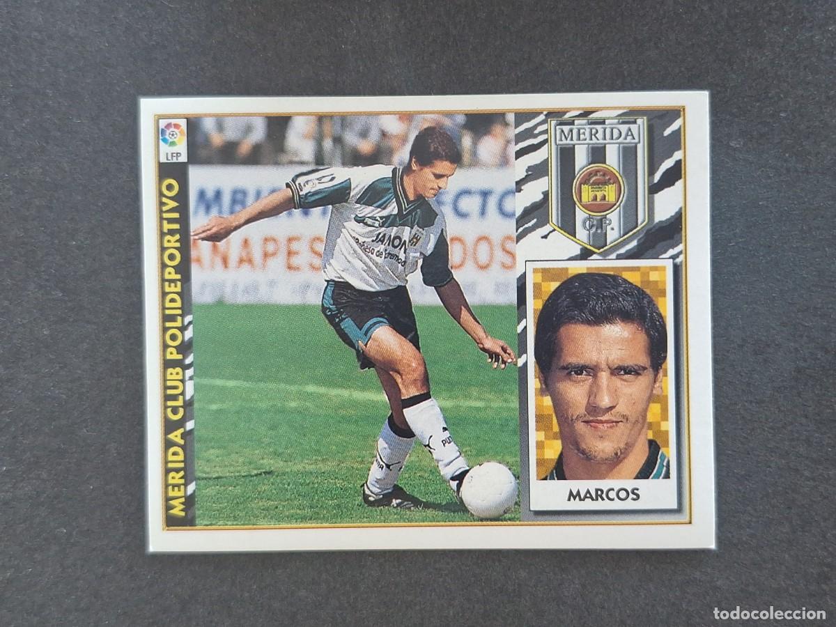 Football Stickers: L4 MARCOS MERIDA C. P. COLOCA LIGA ESTE 1997 1998 97 98 NUNCA PEGADO SIN PEGAR
