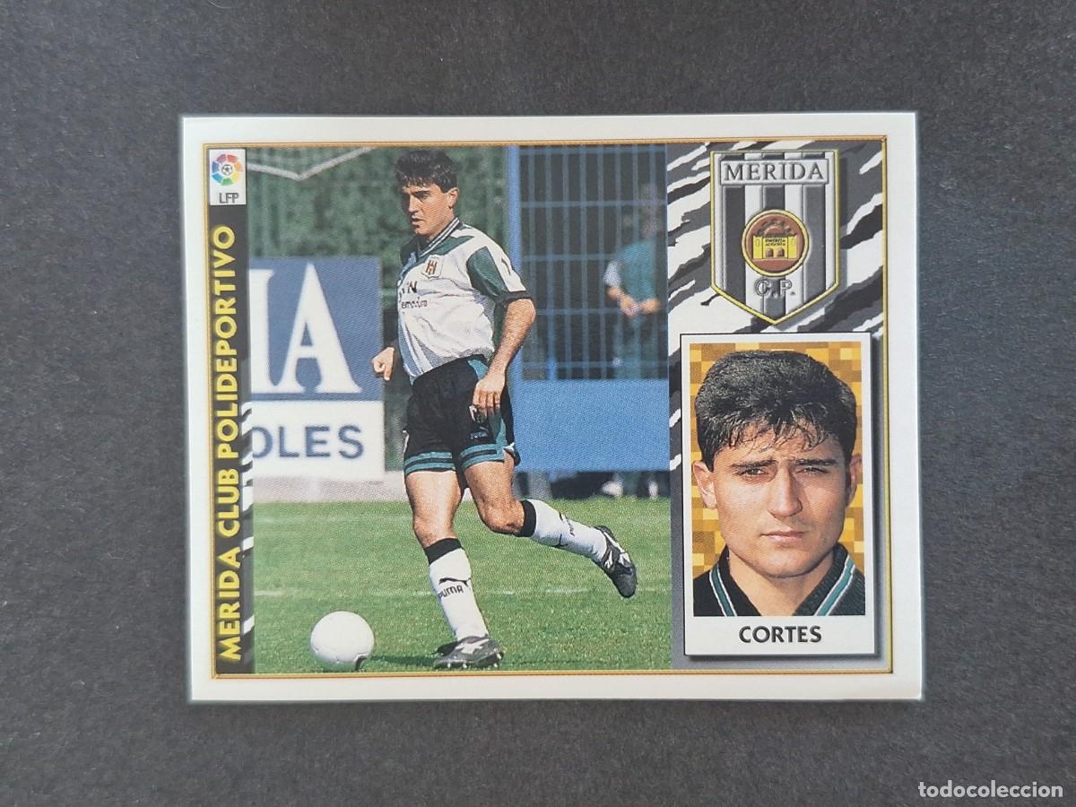 Football Stickers: L4 CORTES MERIDA C. P. COLOCA LIGA ESTE 1997 1998 97 98 NUNCA PEGADO SIN PEGAR
