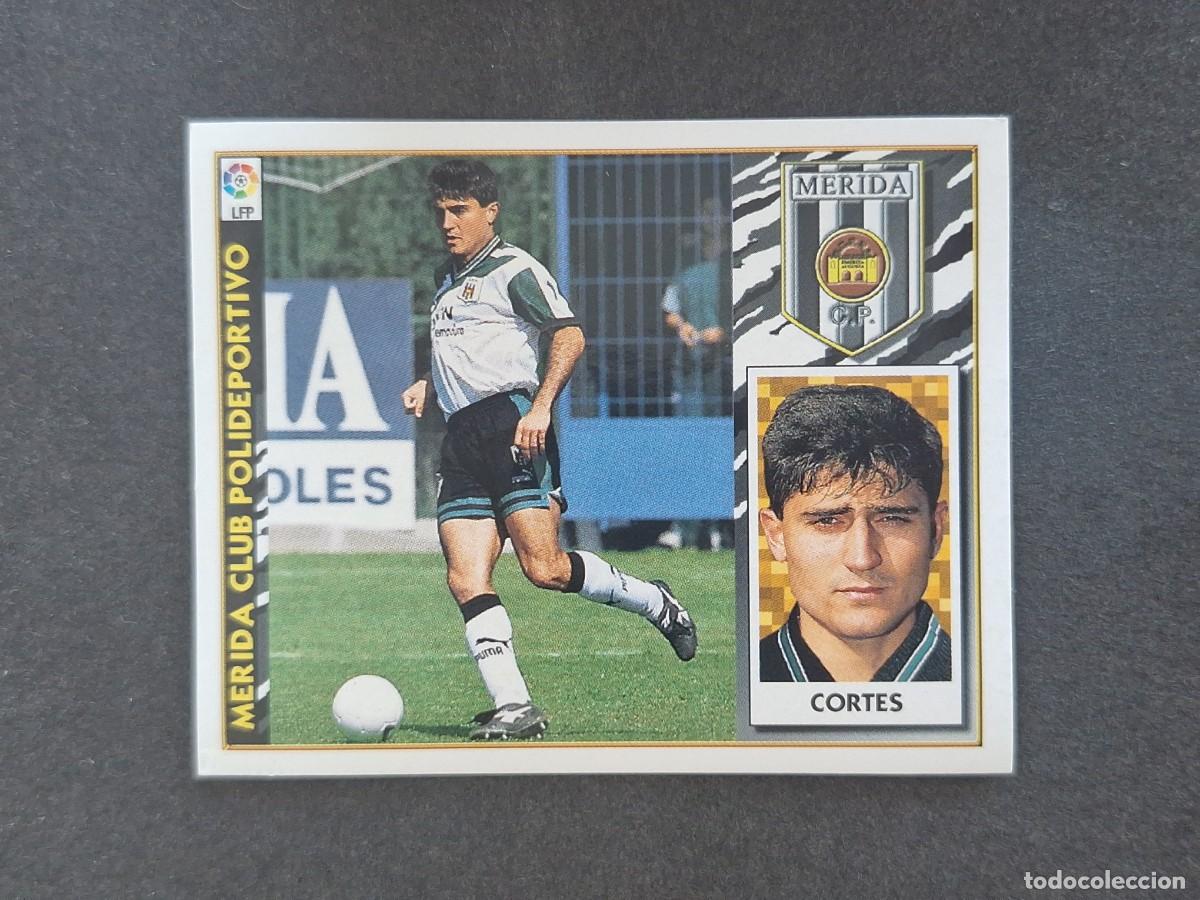 Football Stickers: L4 CORTES MERIDA C. P. COLOCA LIGA ESTE 1997 1998 97 98 NUNCA PEGADO SIN PEGAR