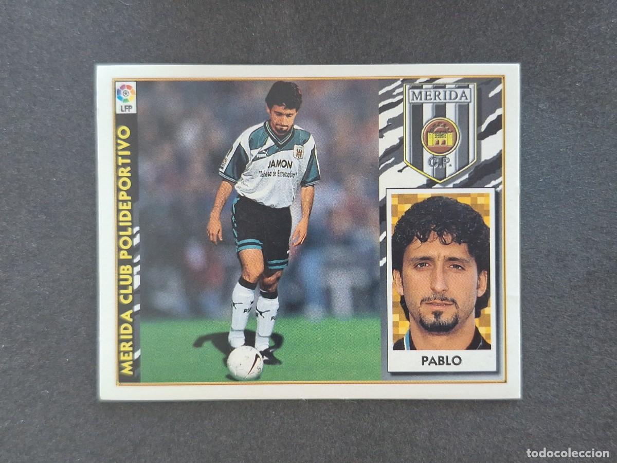 Figurine di Calcio: L4 PABLO MERIDA C. P. COLOCA LIGA ESTE 1997 1998 97 98 NUNCA PEGADO SIN PEGAR