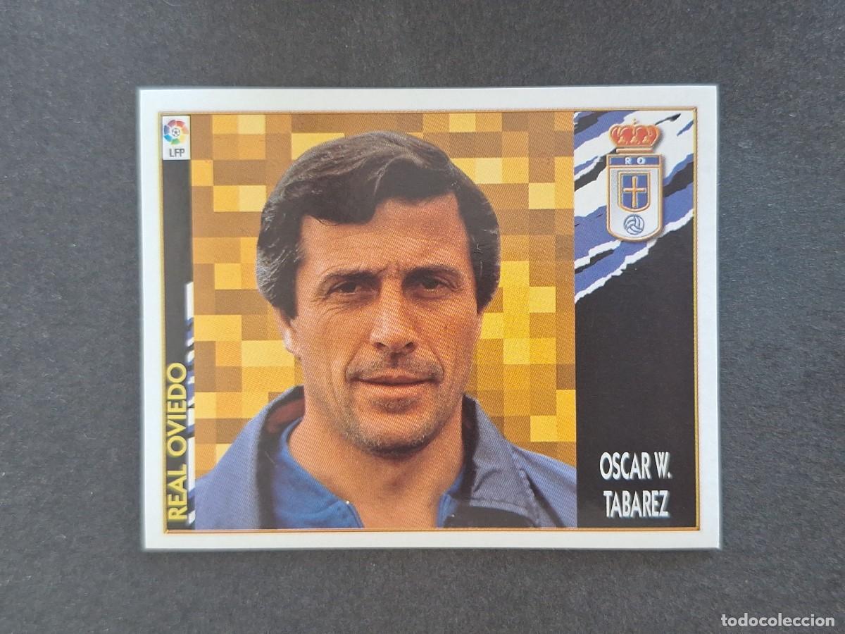 Football Stickers: L4 OSCAR W. TABAREZ ENTRENADOR REAL OVIEDO COLOCA LIGA ESTE 1997 1998 97 98 NUNCA PEGADO SIN PEGAR