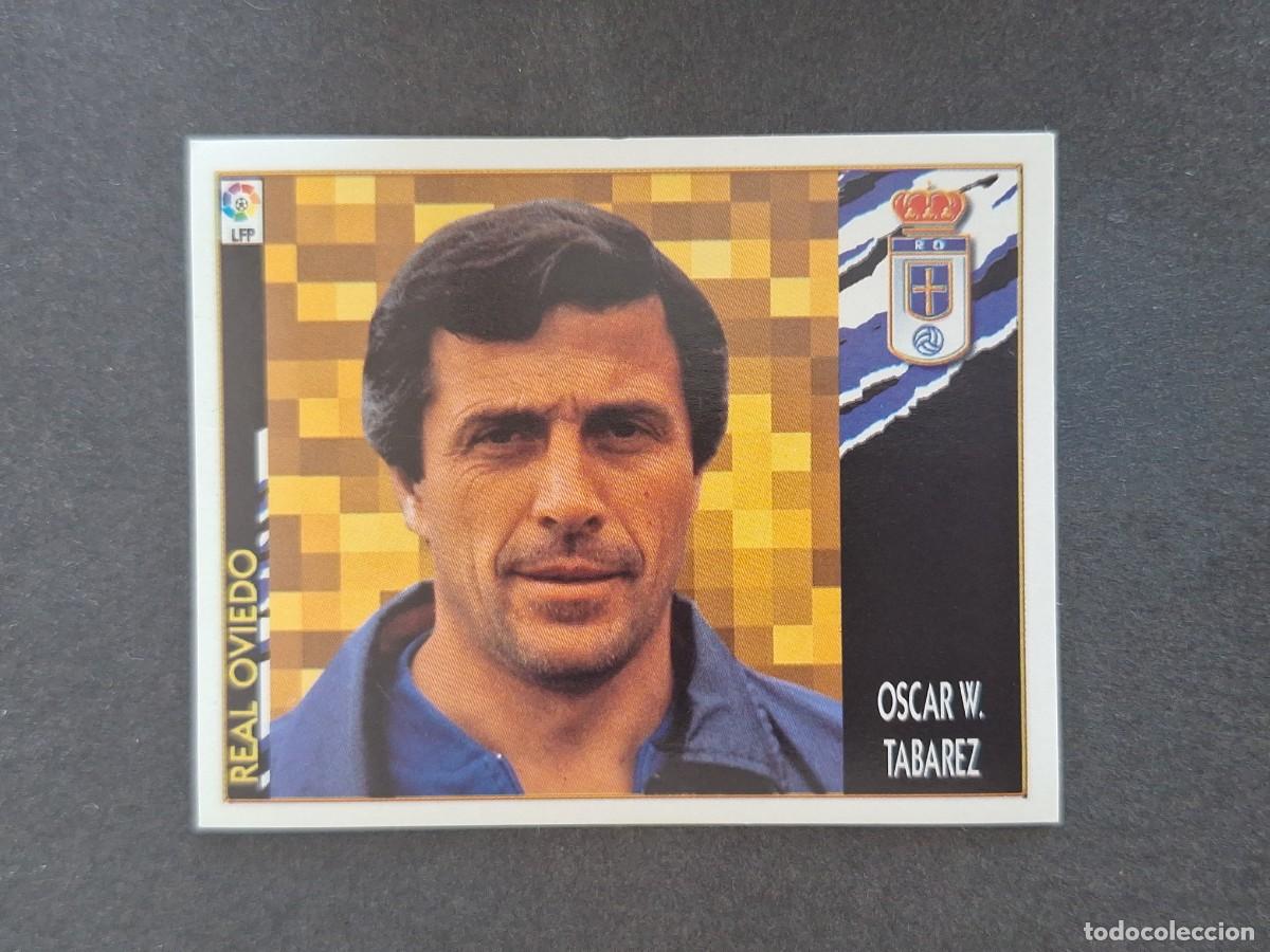 Football Stickers: L4 OSCAR W. TABAREZ ENTRENADOR REAL OVIEDO COLOCA LIGA ESTE 1997 1998 97 98 NUNCA PEGADO SIN PEGAR