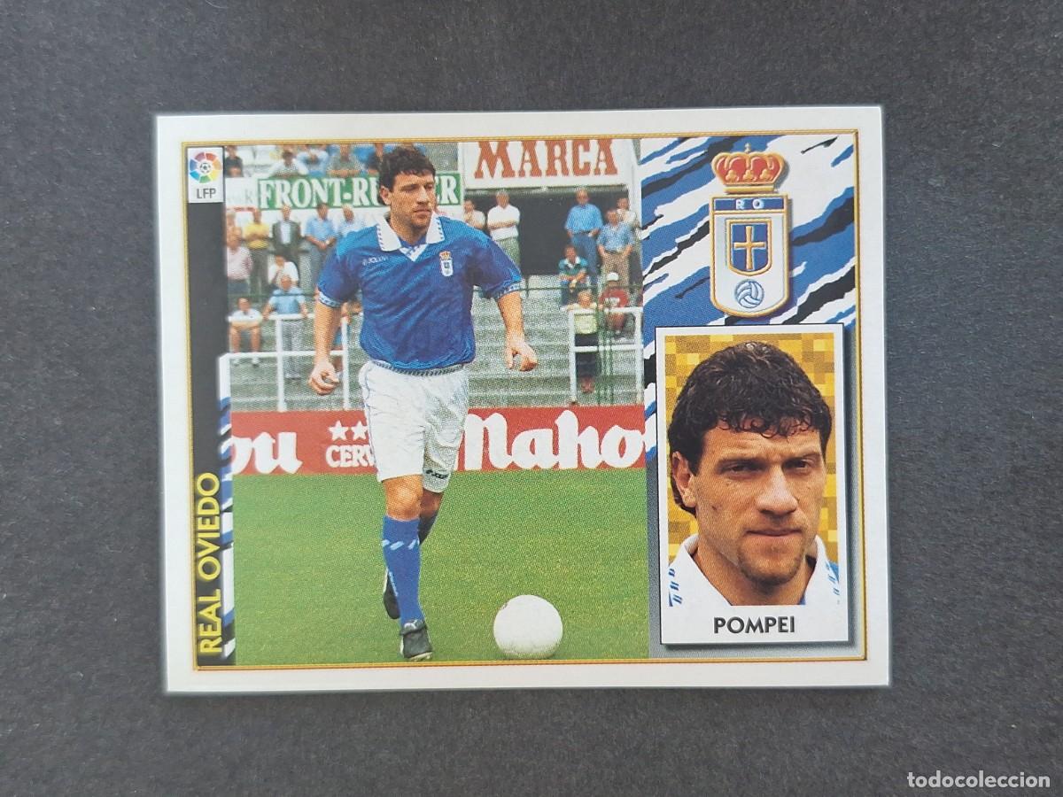Football Stickers: L4 POMPEI REAL OVIEDO COLOCA LIGA ESTE 1997 1998 97 98 NUNCA PEGADO SIN PEGAR