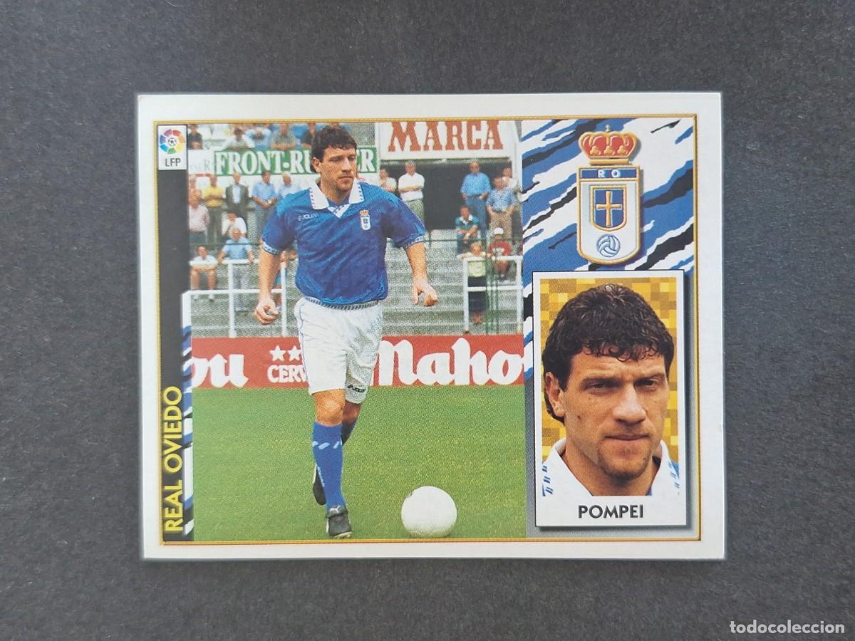 Football Stickers: L4 POMPEI REAL OVIEDO COLOCA LIGA ESTE 1997 1998 97 98 NUNCA PEGADO SIN PEGAR
