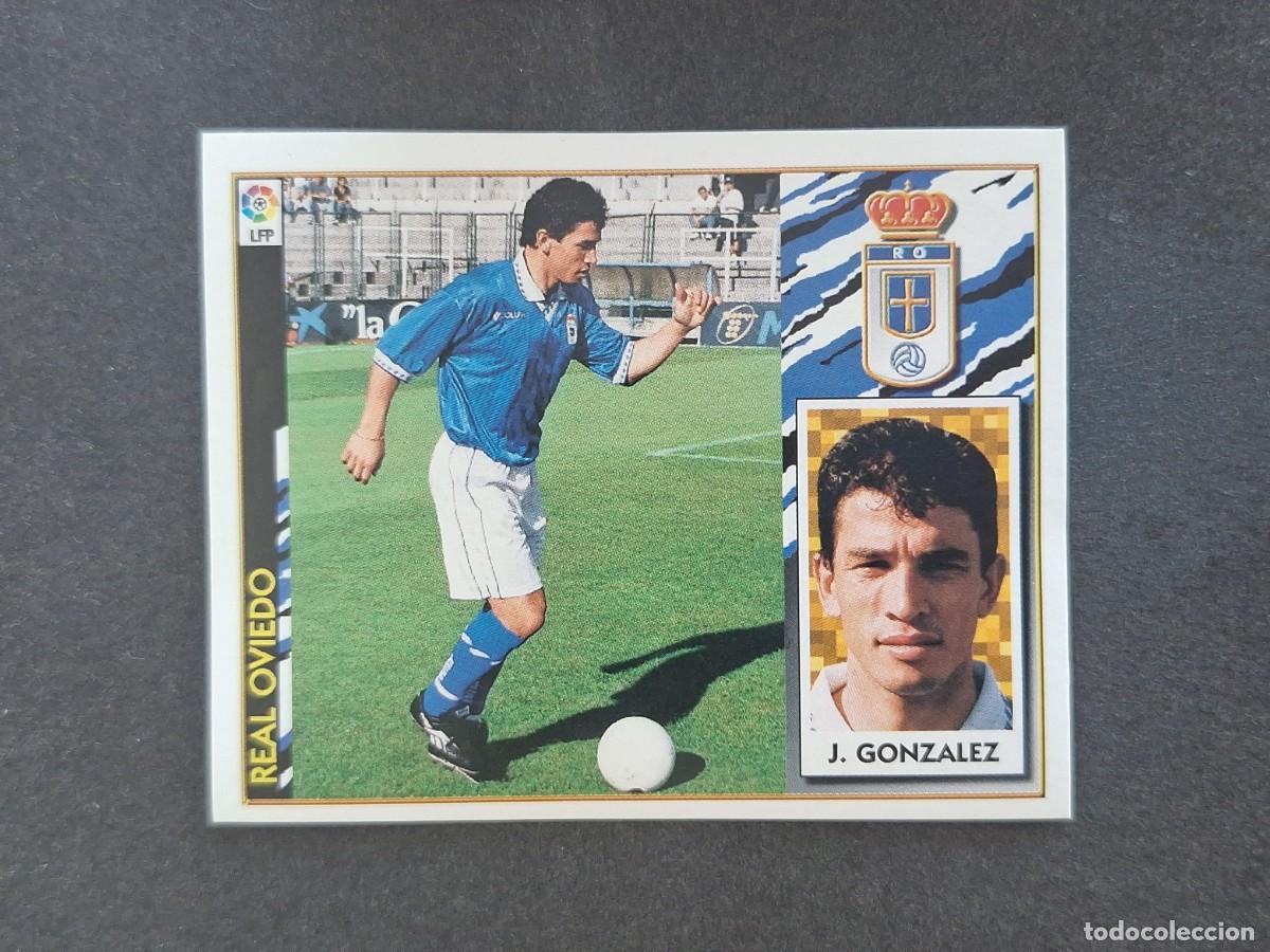 Football Stickers: L4 JUAN GONZALEZ REAL OVIEDO COLOCA LIGA ESTE 1997 1998 97 98 NUNCA PEGADO SIN PEGAR