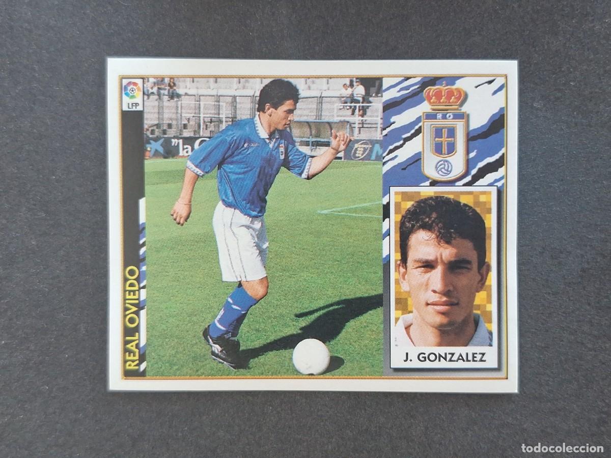 Football Stickers: L4 JUAN GONZALEZ REAL OVIEDO COLOCA LIGA ESTE 1997 1998 97 98 NUNCA PEGADO SIN PEGAR