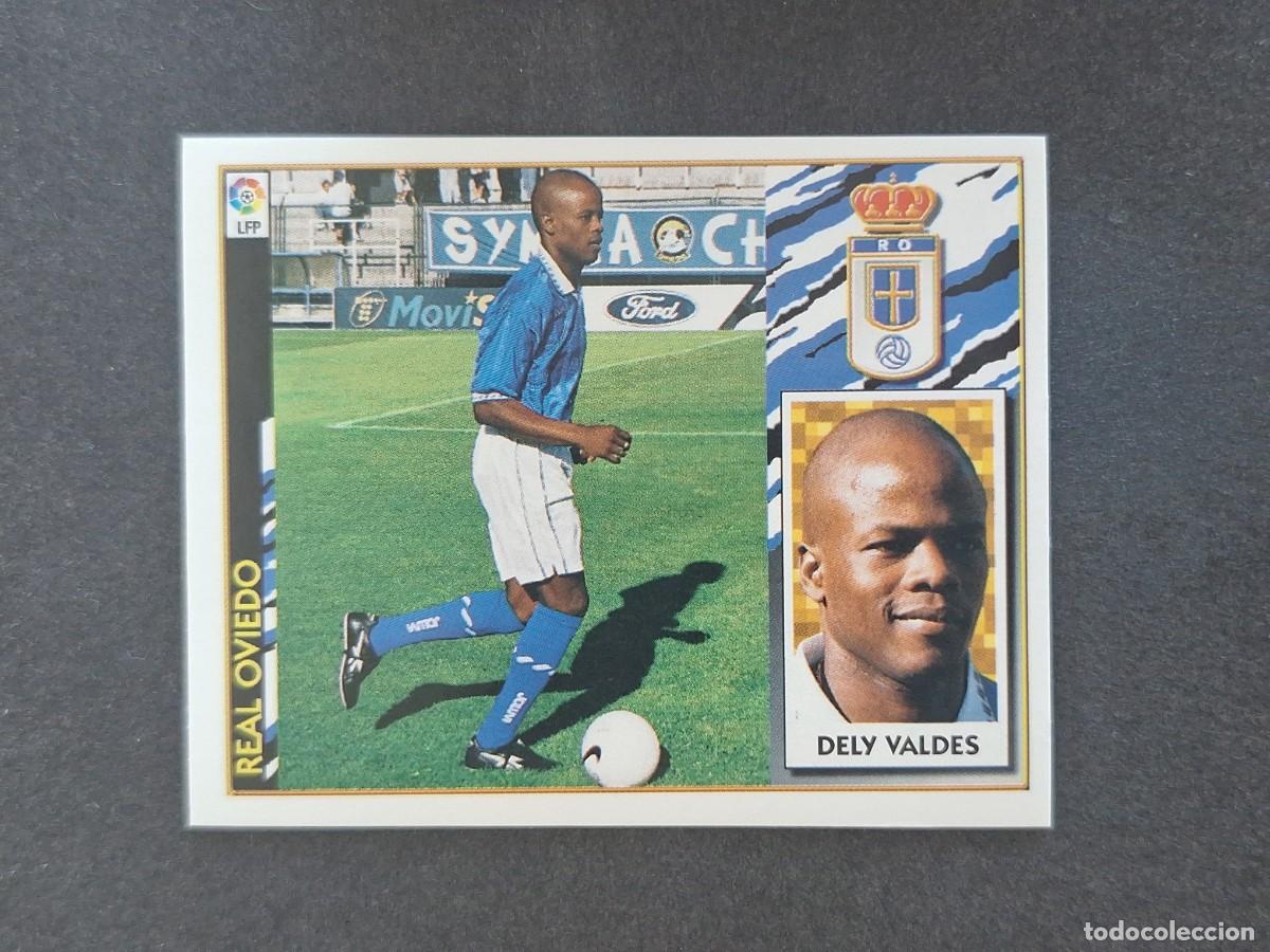 Football Stickers: L4 DELY VALDES REAL OVIEDO COLOCA LIGA ESTE 1997 1998 97 98 NUNCA PEGADO SIN PEGAR