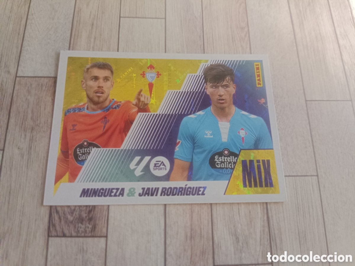 Football Stickers: 18 MINGUEZA JAVI RODR&Iacute;GUEZ CELTA VIGO MIX LIGA ESTE 2025 2026 PANINI 25 26