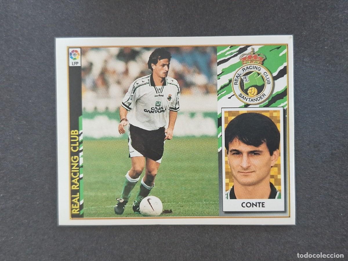Football Stickers: L4 CONTE RACING DE SANTANDER COLOCA LIGA ESTE 1997 1998 97 98 NUNCA PEGADO SIN PEGAR