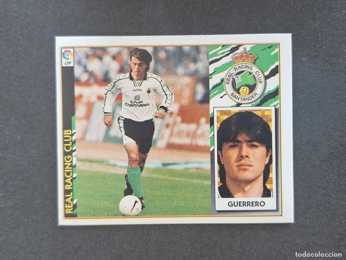 Football Stickers: L4 GUERRERO RACING DE SANTANDER COLOCA LIGA ESTE 1997 1998 97 98 NUNCA PEGADO SIN PEGAR