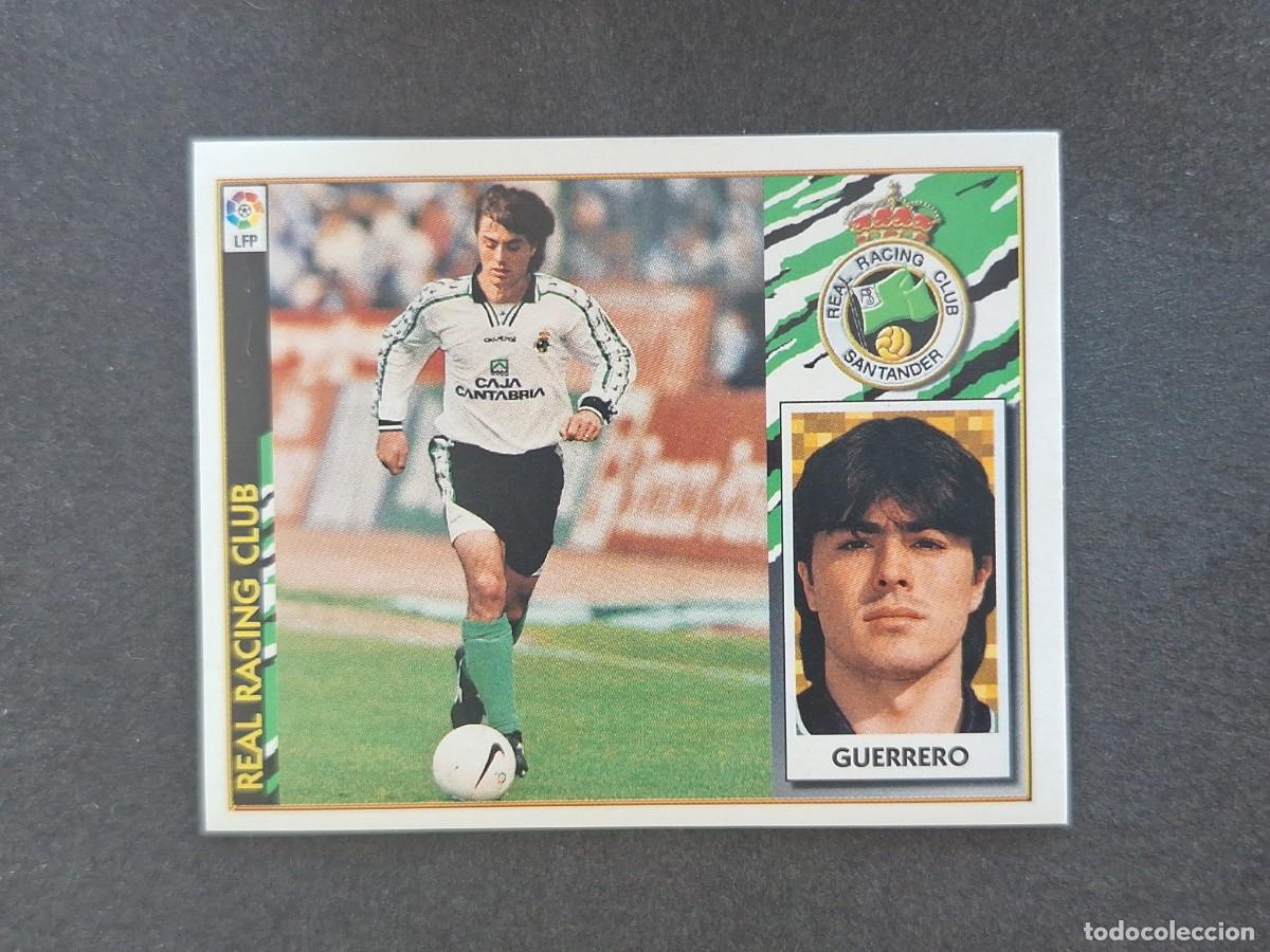 Football Stickers: L4 GUERRERO RACING DE SANTANDER COLOCA LIGA ESTE 1997 1998 97 98 NUNCA PEGADO SIN PEGAR