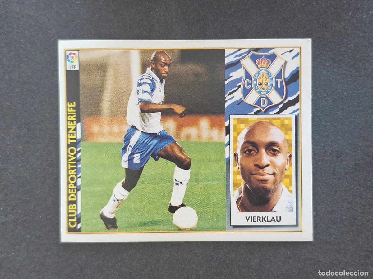 Cartes &agrave; collectionner de Football: L4 VIERKLAU C. D. TENERIFE COLOCA LIGA ESTE 1997 1998 97 98 NUNCA PEGADO SIN PEGAR