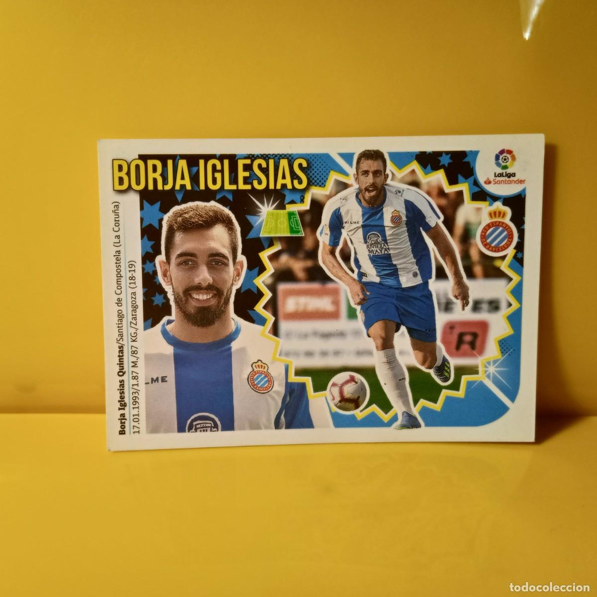 Cartes &agrave; collectionner de Football: EDICIONES ESTE 2018 2019 18 19 (&Uacute;LTIMOS FICHAJES) 5 BORJA IGLESIAS R.C.D ESPANYOL (2&ordf; EDICI&Oacute;N)