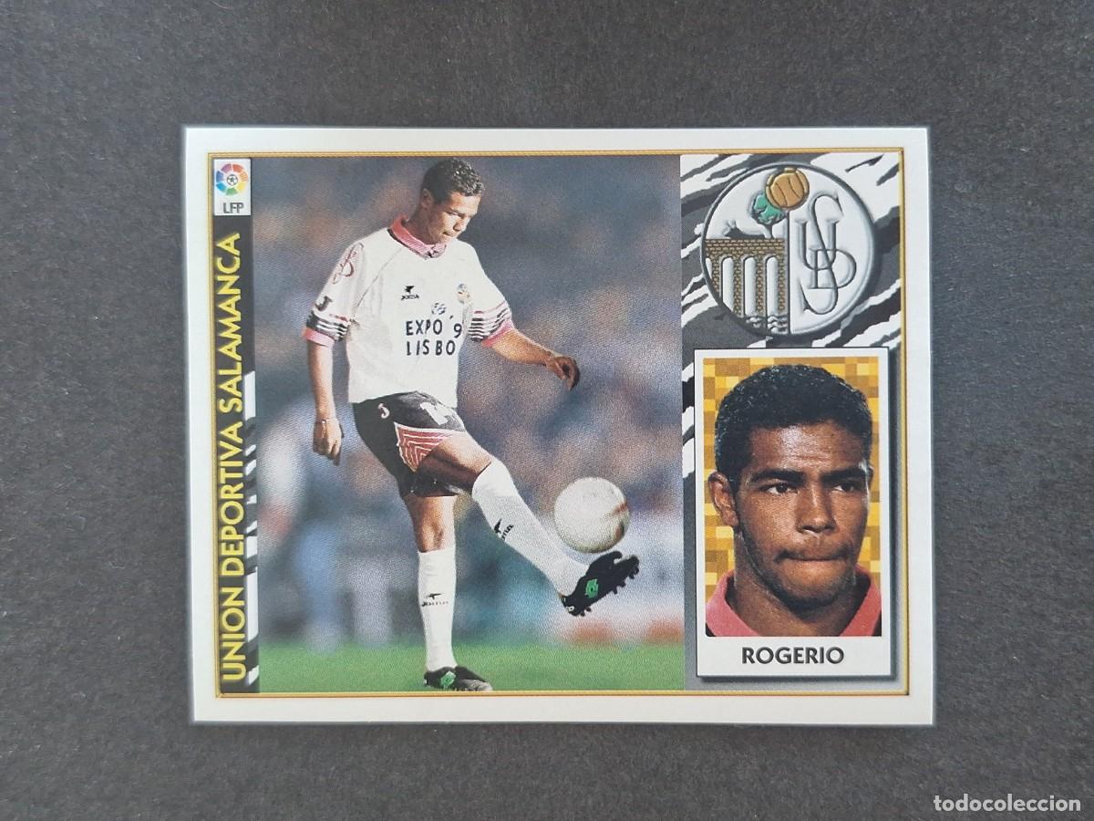 Fu&szlig;ball-Sticker: L4 ROGERIO U. D. SALAMANCA COLOCA LIGA ESTE 1997 1998 97 98 NUNCA PEGADO SIN PEGAR