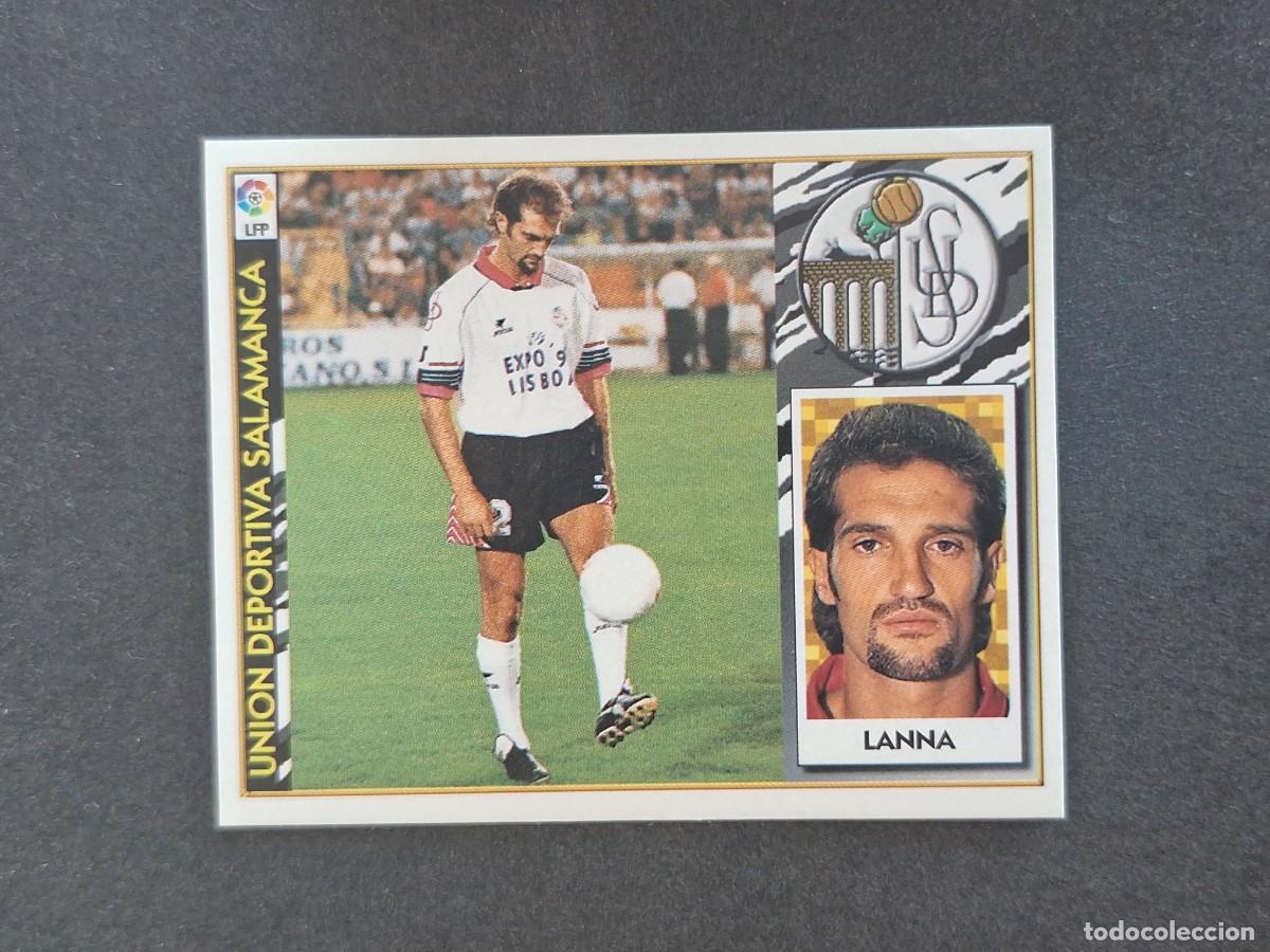 Fu&szlig;ball-Sticker: L4 LANNA U. D. SALAMANCA COLOCA LIGA ESTE 1997 1998 97 98 NUNCA PEGADO SIN PEGAR