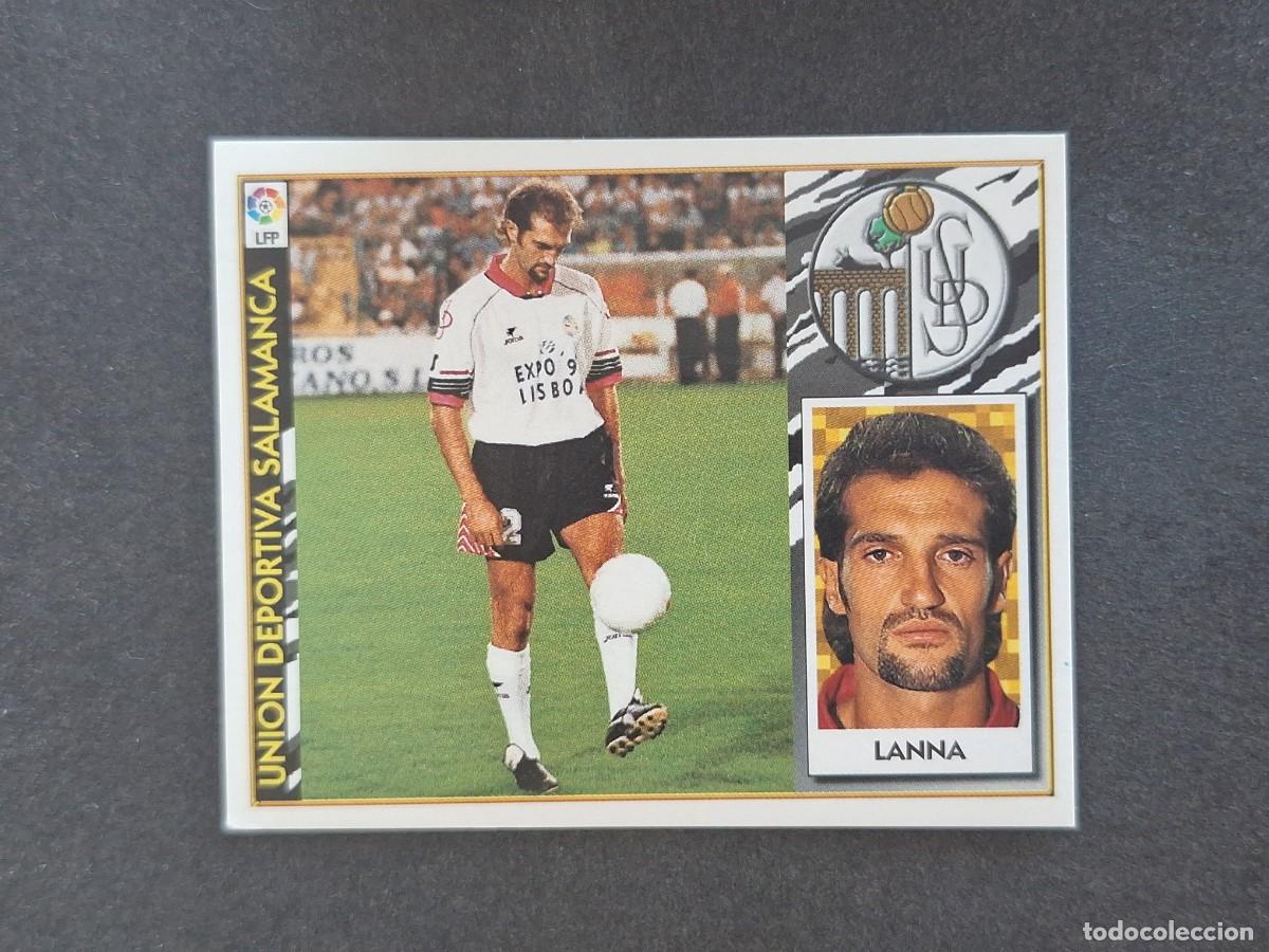 Fu&szlig;ball-Sticker: L4 LANNA U. D. SALAMANCA COLOCA LIGA ESTE 1997 1998 97 98 NUNCA PEGADO SIN PEGAR
