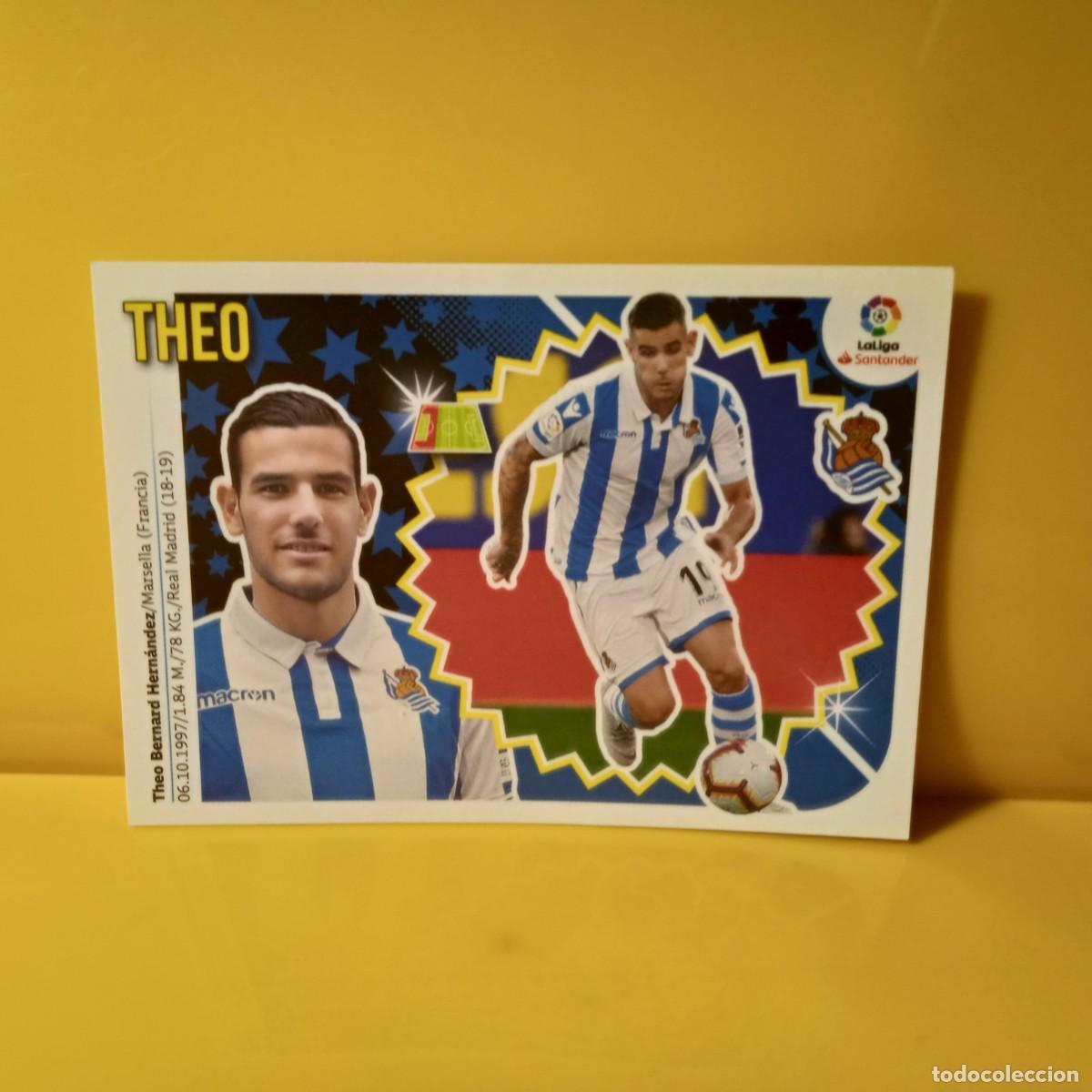 Cromos de f&uacute;tbol: EDICIONES ESTE 2018 2019 18 19 (&Uacute;LTIMOS FICHAJES) 40 THEO REAL SOCIEDAD (4&ordf; EDICI&Oacute;N)