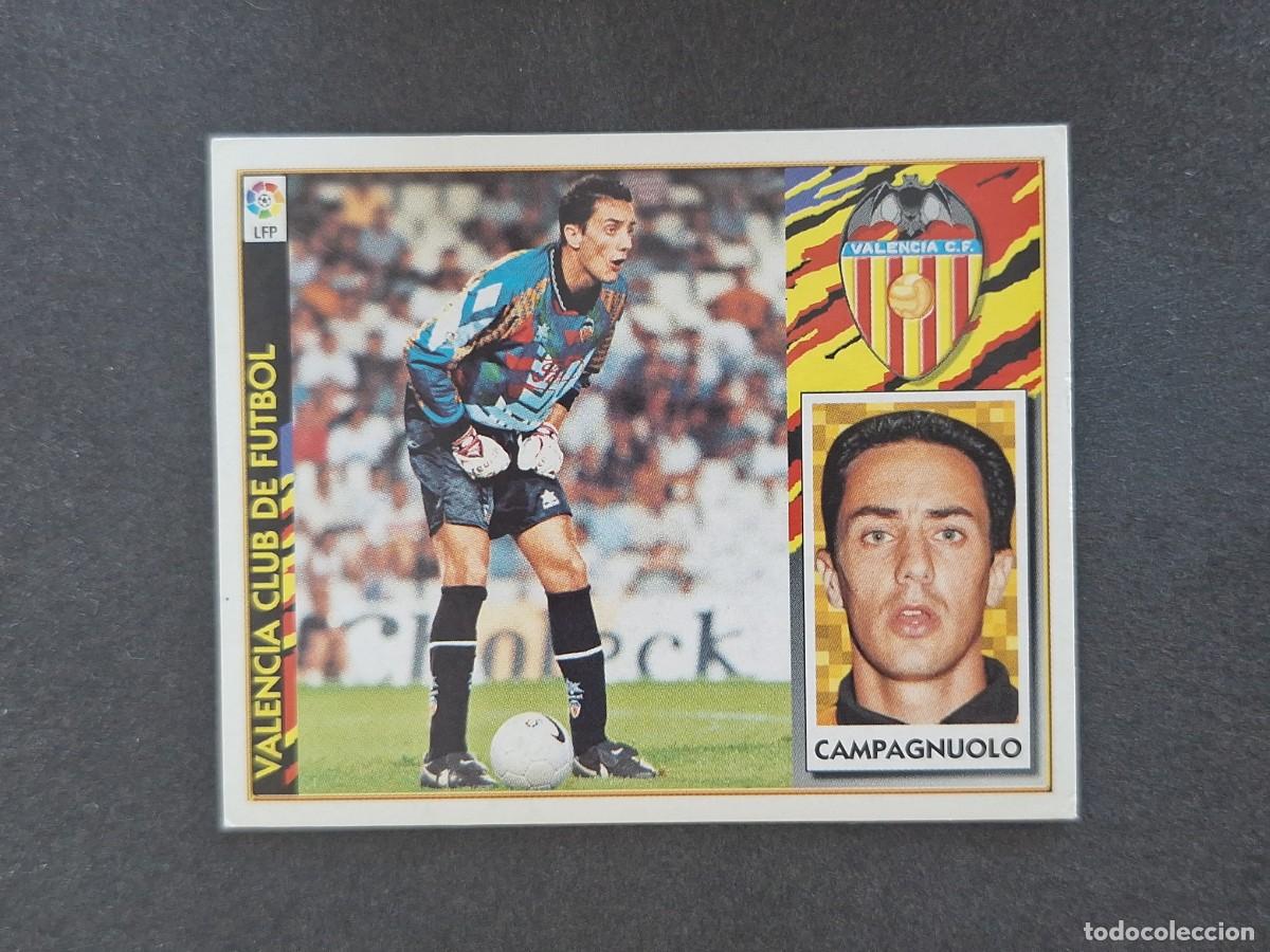 Cromos de f&uacute;tbol: L4 CAMPAGNUOLO VALENCIA C. F. COLOCA LIGA ESTE 1997 1998 97 98 NUNCA PEGADO SIN PEGAR