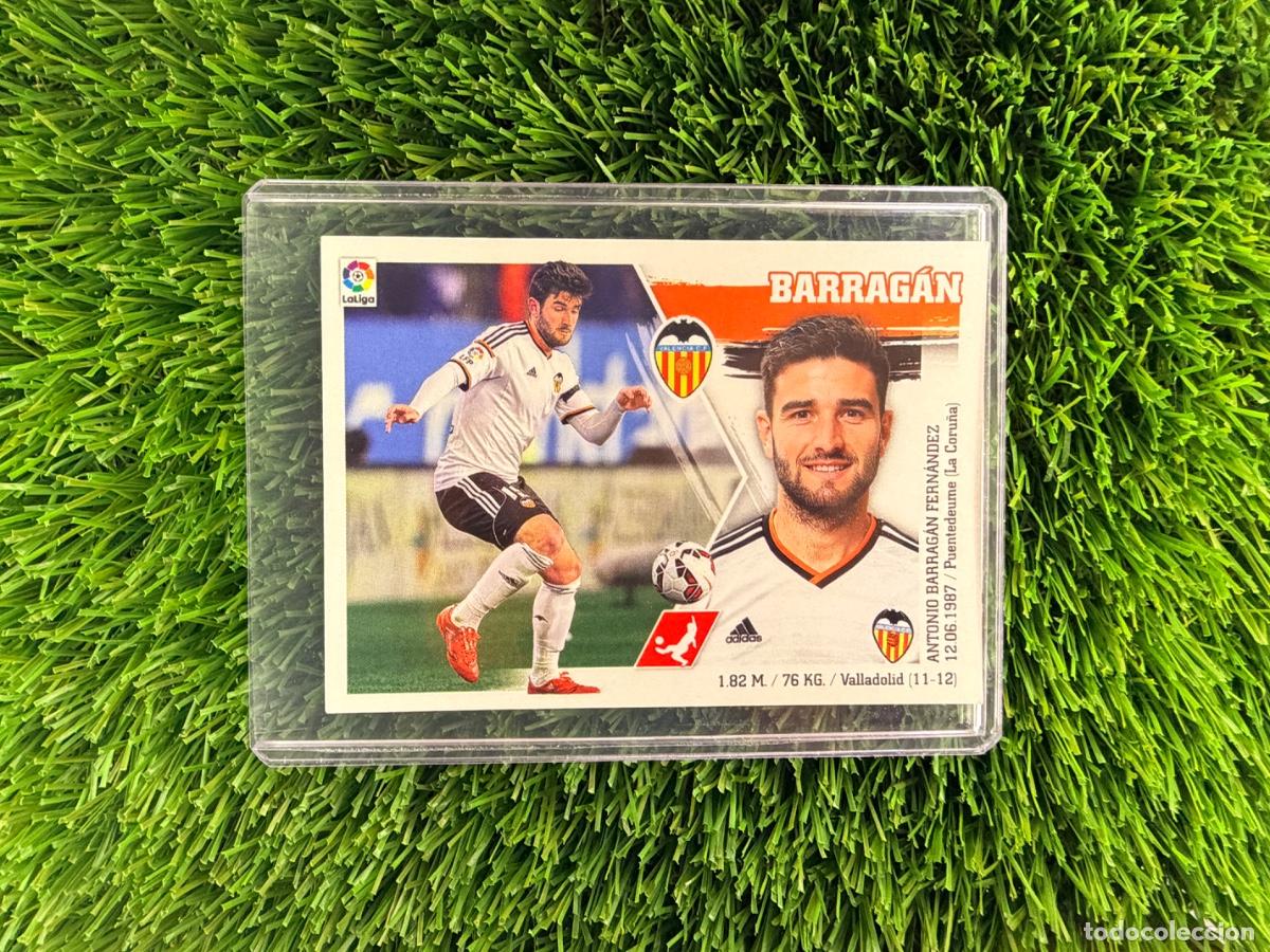 Cromos de Futebol: N&ordm; 5 Barrag&aacute;n Valencia CF Liga Este 15 16