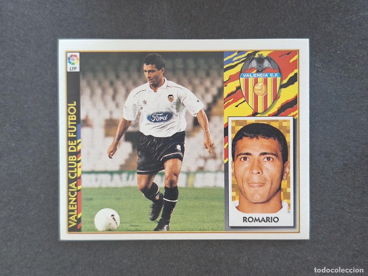 Cromos de Futebol: L4 ROMARIO VALENCIA C. F. COLOCA LIGA ESTE 1997 1998 97 98 NUNCA PEGADO SIN PEGAR