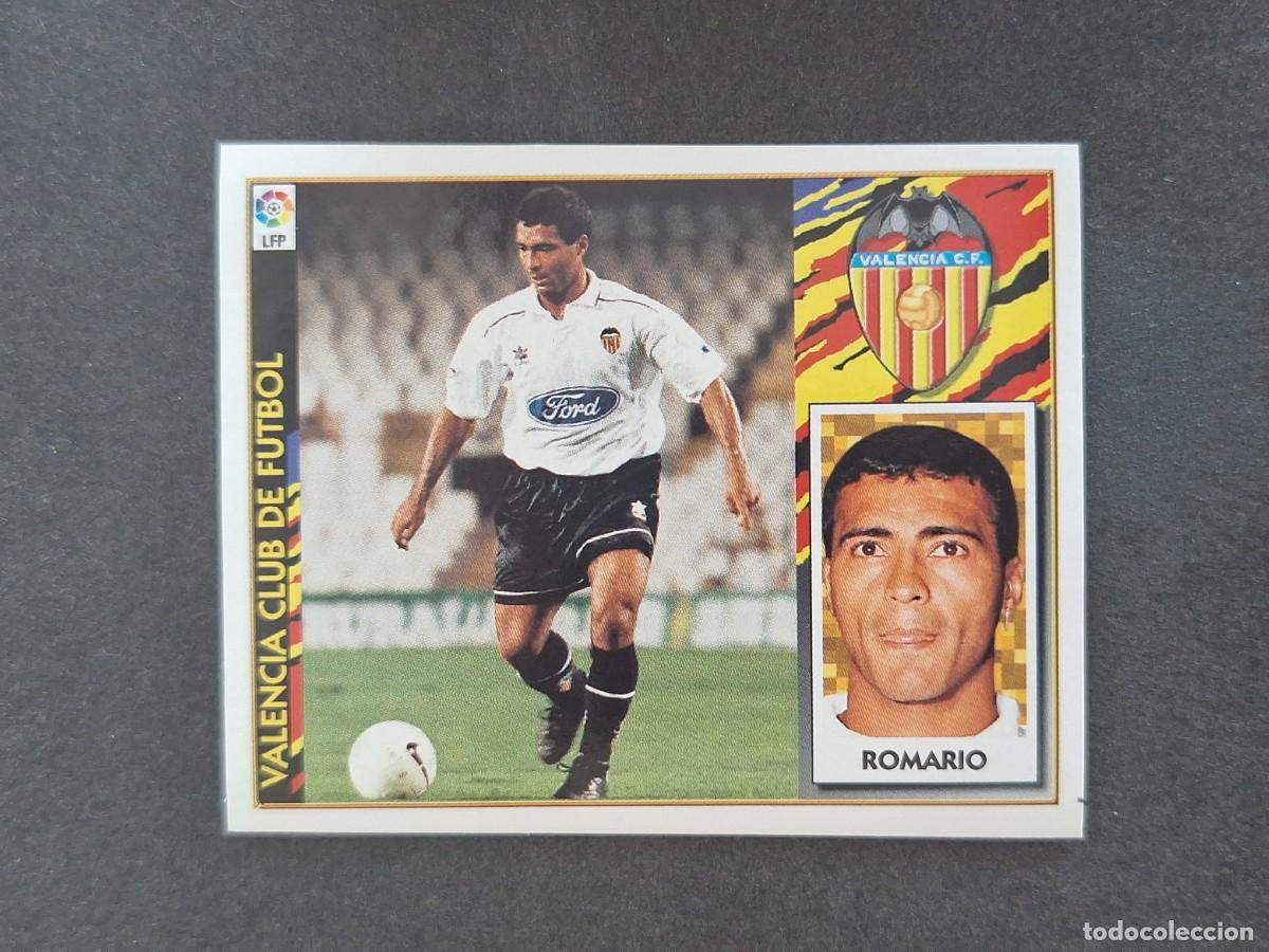 Cromos de Futebol: L4 ROMARIO VALENCIA C. F. COLOCA LIGA ESTE 1997 1998 97 98 NUNCA PEGADO SIN PEGAR