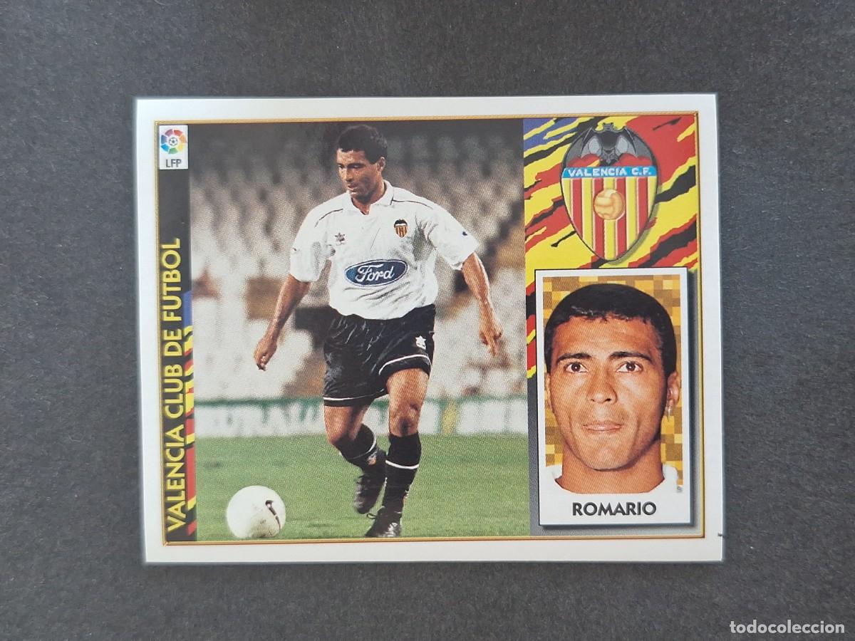 Cromos de Futebol: L4 ROMARIO VALENCIA C. F. COLOCA LIGA ESTE 1997 1998 97 98 NUNCA PEGADO SIN PEGAR