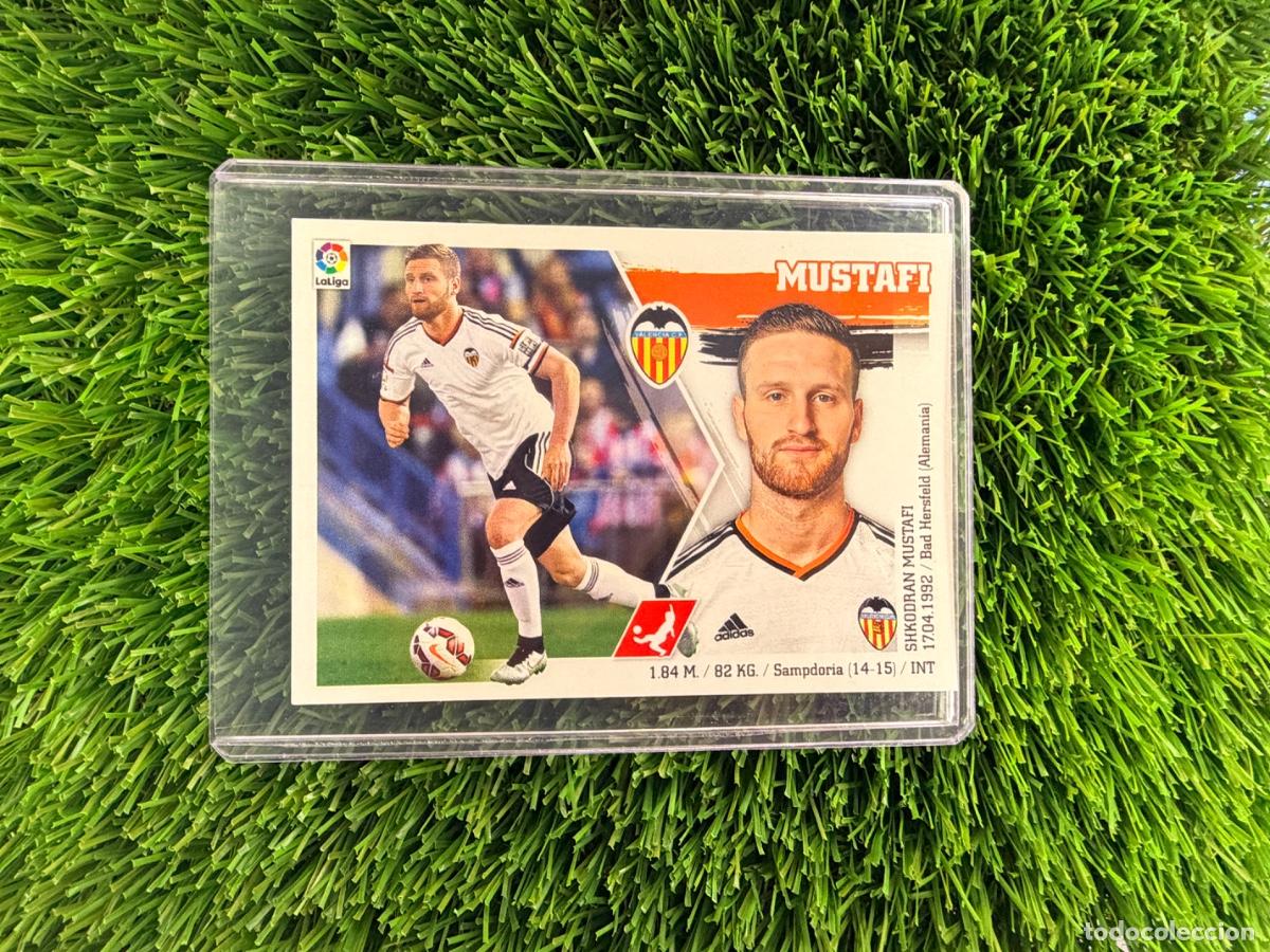 Cromos de Futebol: N&ordm; 8 Mustafi Valencia CF Liga Este 15 16