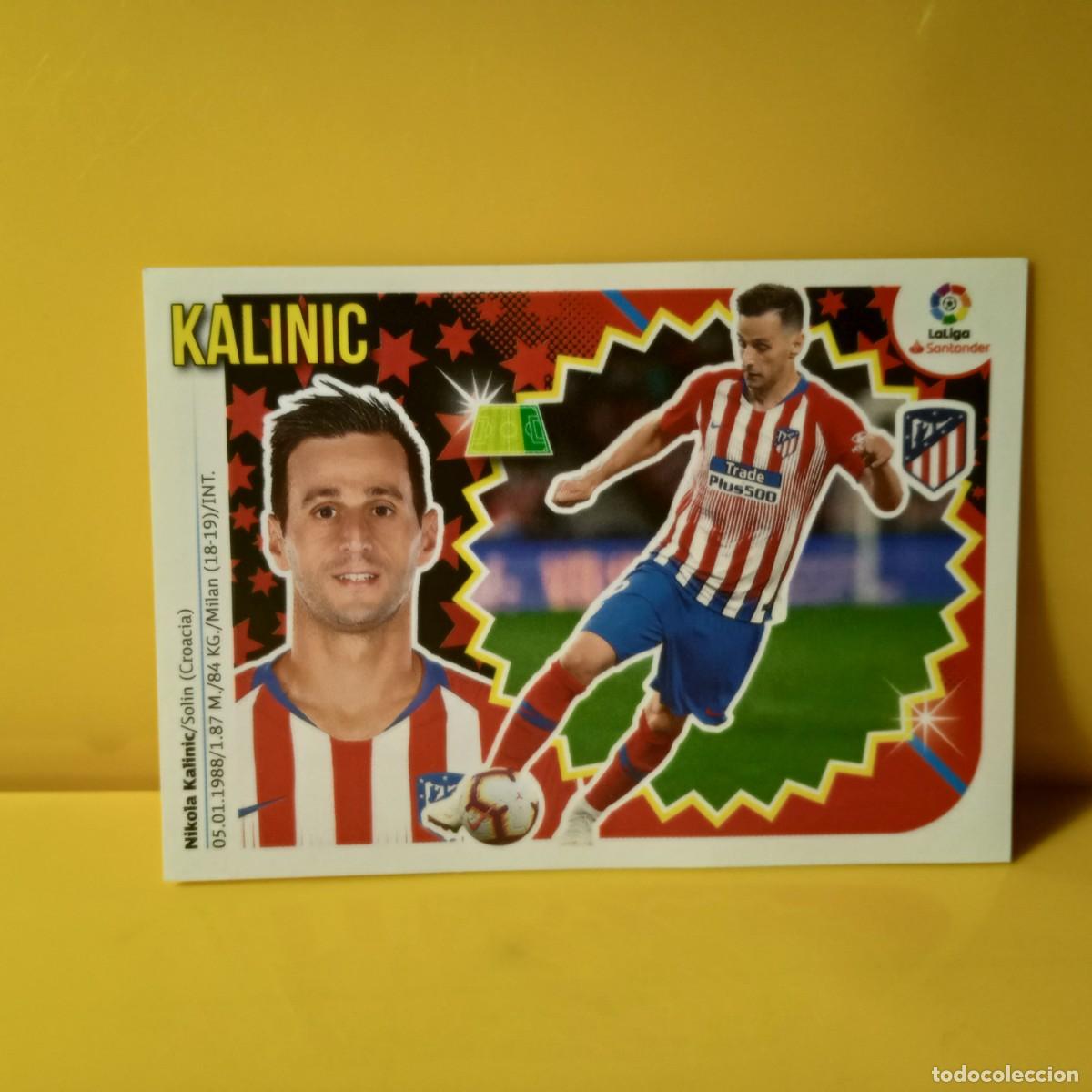 Cromos de Futebol: EDICIONES ESTE 2018 2019 18 19 (&Uacute;LTIMOS FICHAJES) 48 KALINIC ATL&Eacute;TICO DE MADRID (4&ordf; EDICI&Oacute;N)